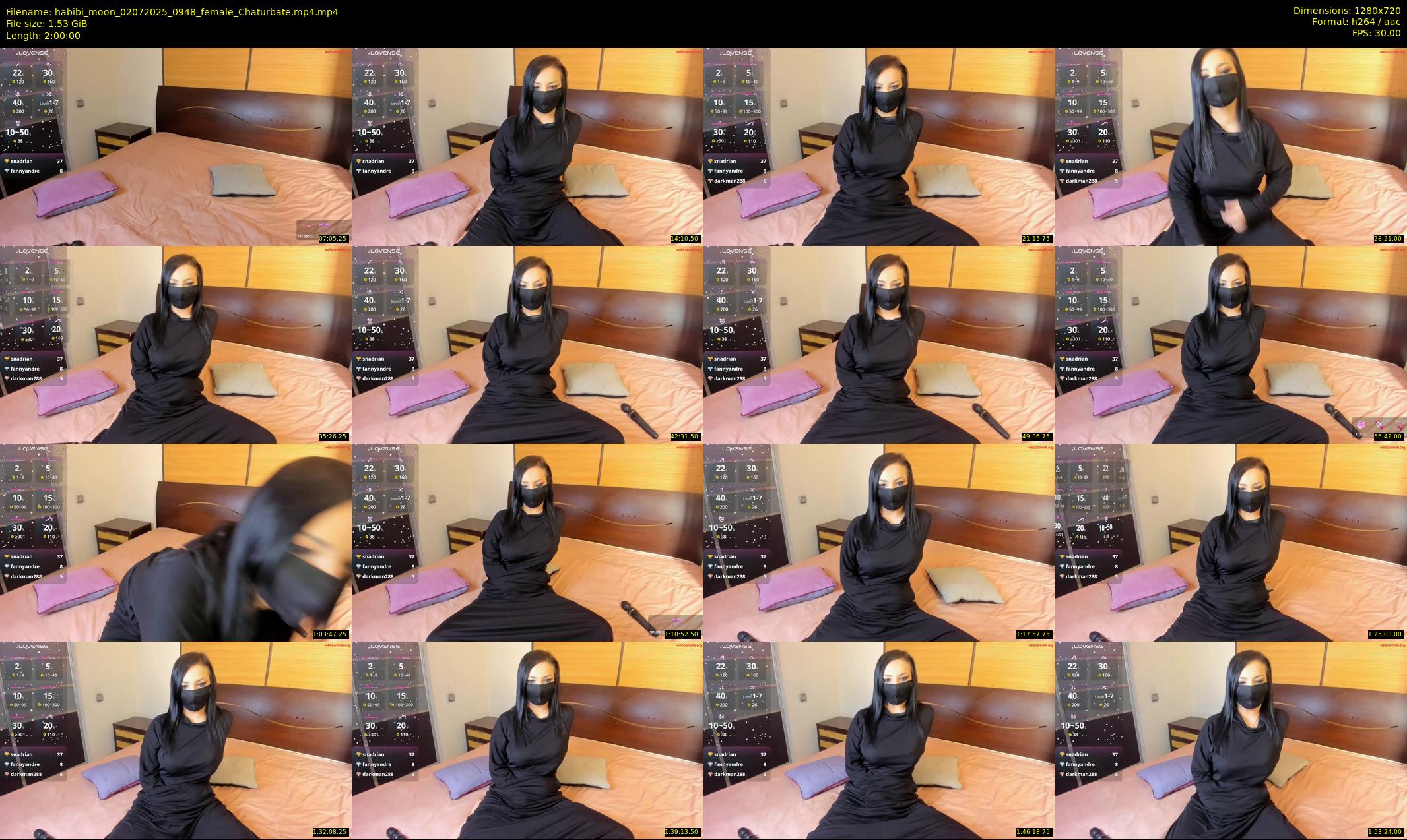 habibi_moon — 120 minute Chaturbate female cam show recording, 720p, Jul 2, 2025