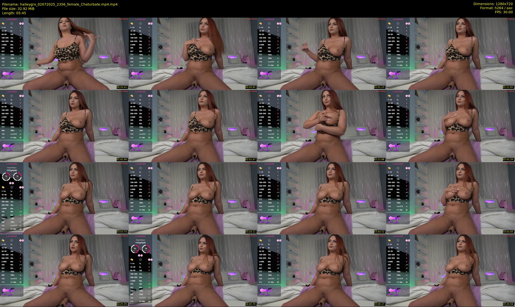 haileygrx — 6 minute Chaturbate female cam show recording, 720p, Jul 2, 2025
