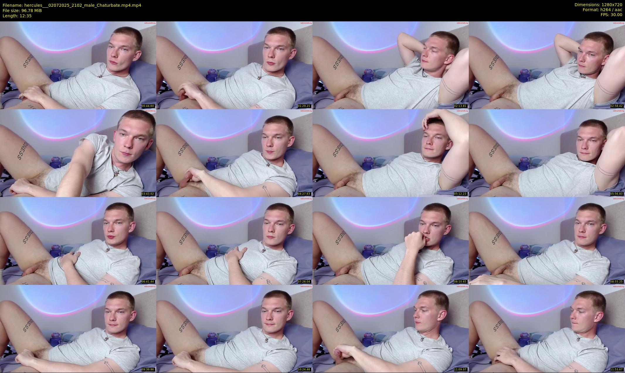 hercules__ — 13 minute Chaturbate male cam show recording, 720p, Jul 2, 2025