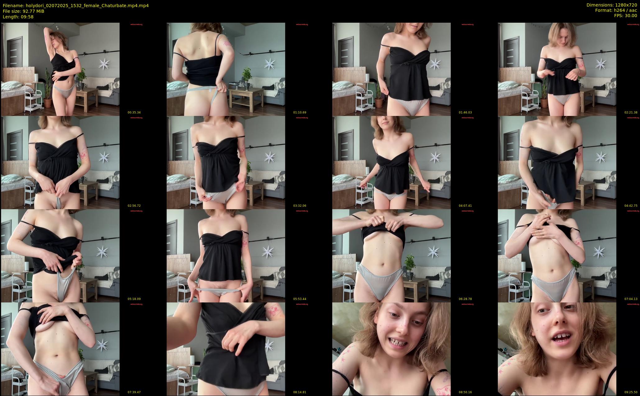 holydori — 10 minute Chaturbate female cam show recording, 720p, Jul 2, 2025