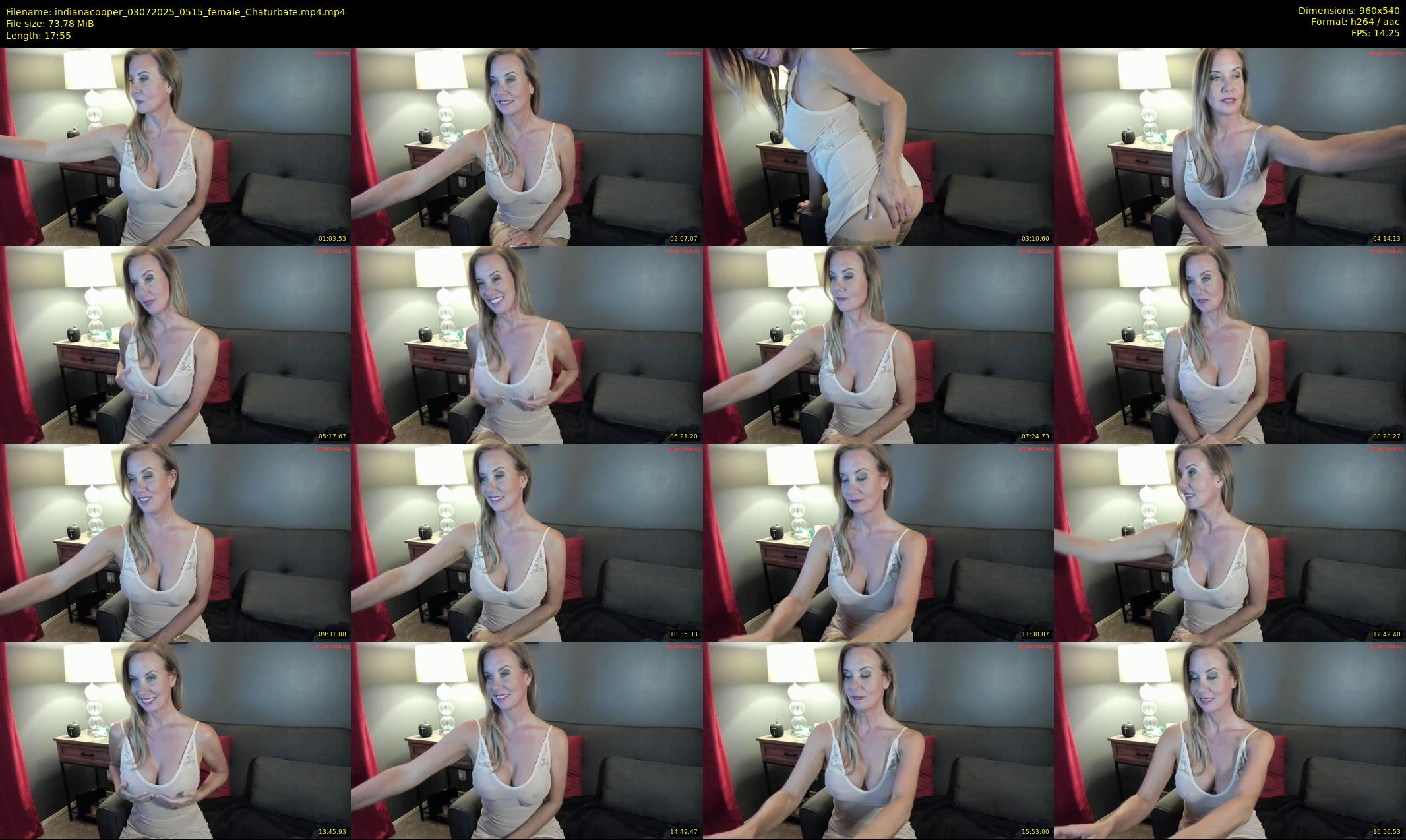 indianacooper — 18 minute Chaturbate female cam show recording, 480p, Jul 3, 2025