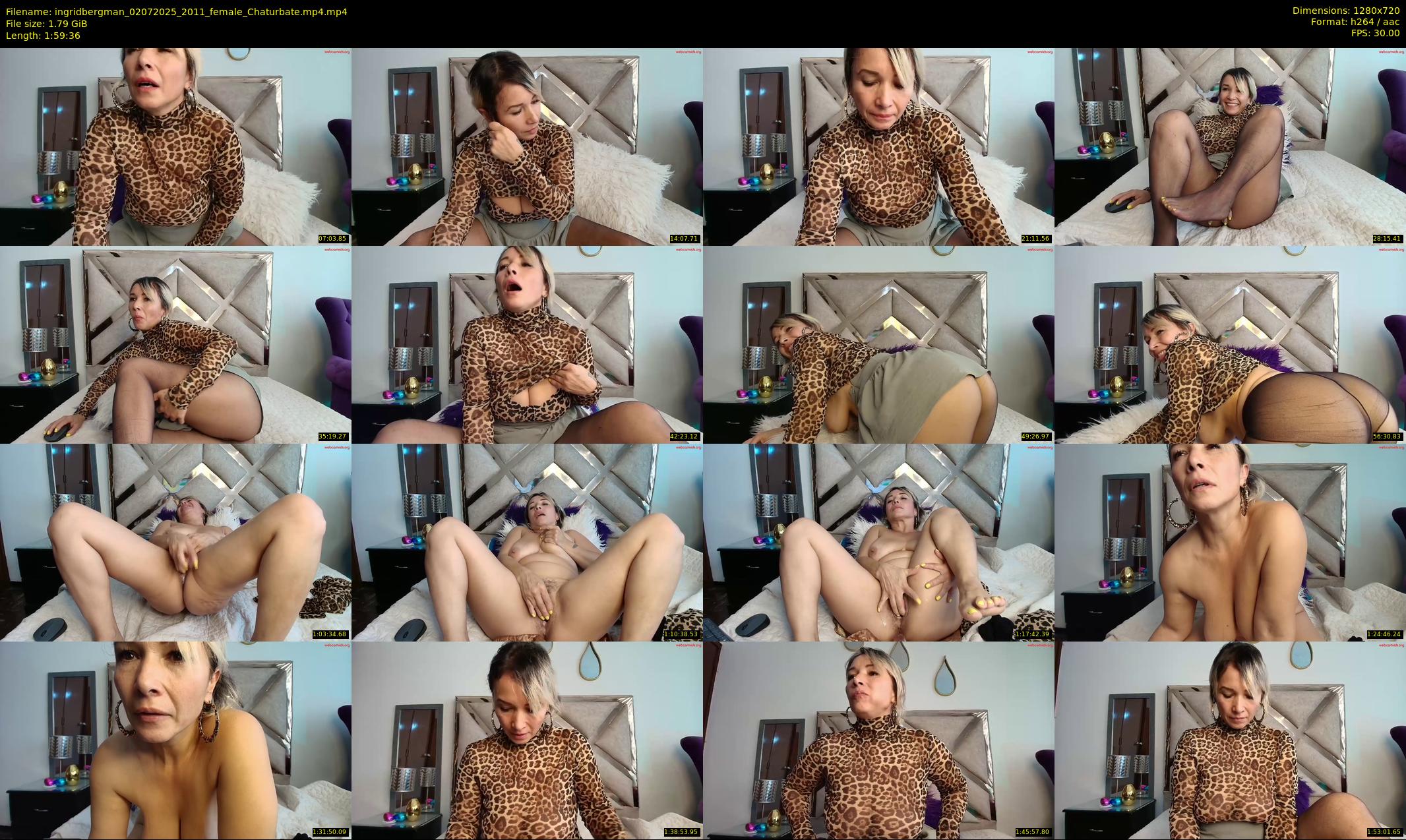 ingridbergman — 120 minute Chaturbate female cam show recording, 720p, Jul 2, 2025