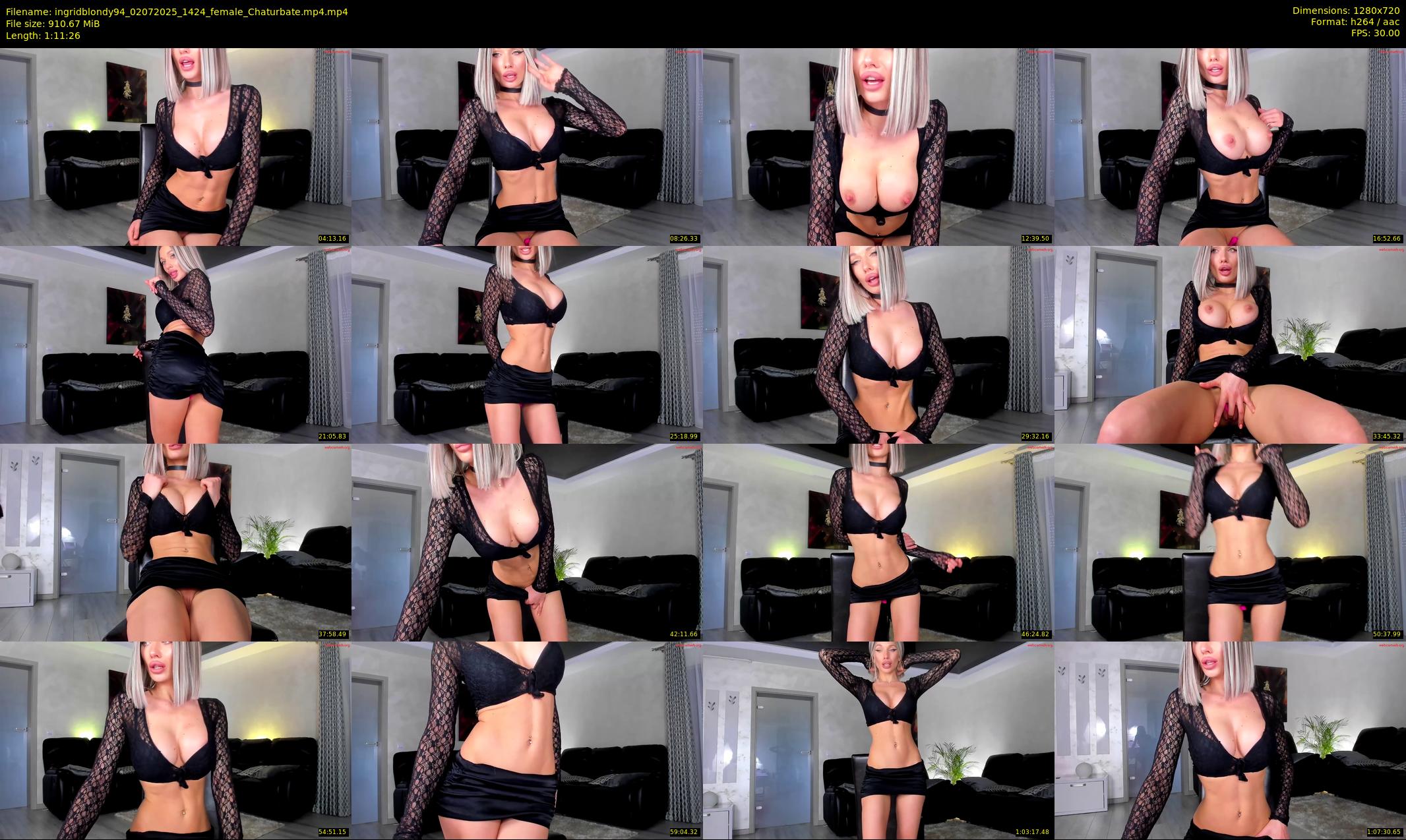 ingridblondy94 — 72 minute Chaturbate female cam show recording, 720p, Jul 2, 2025