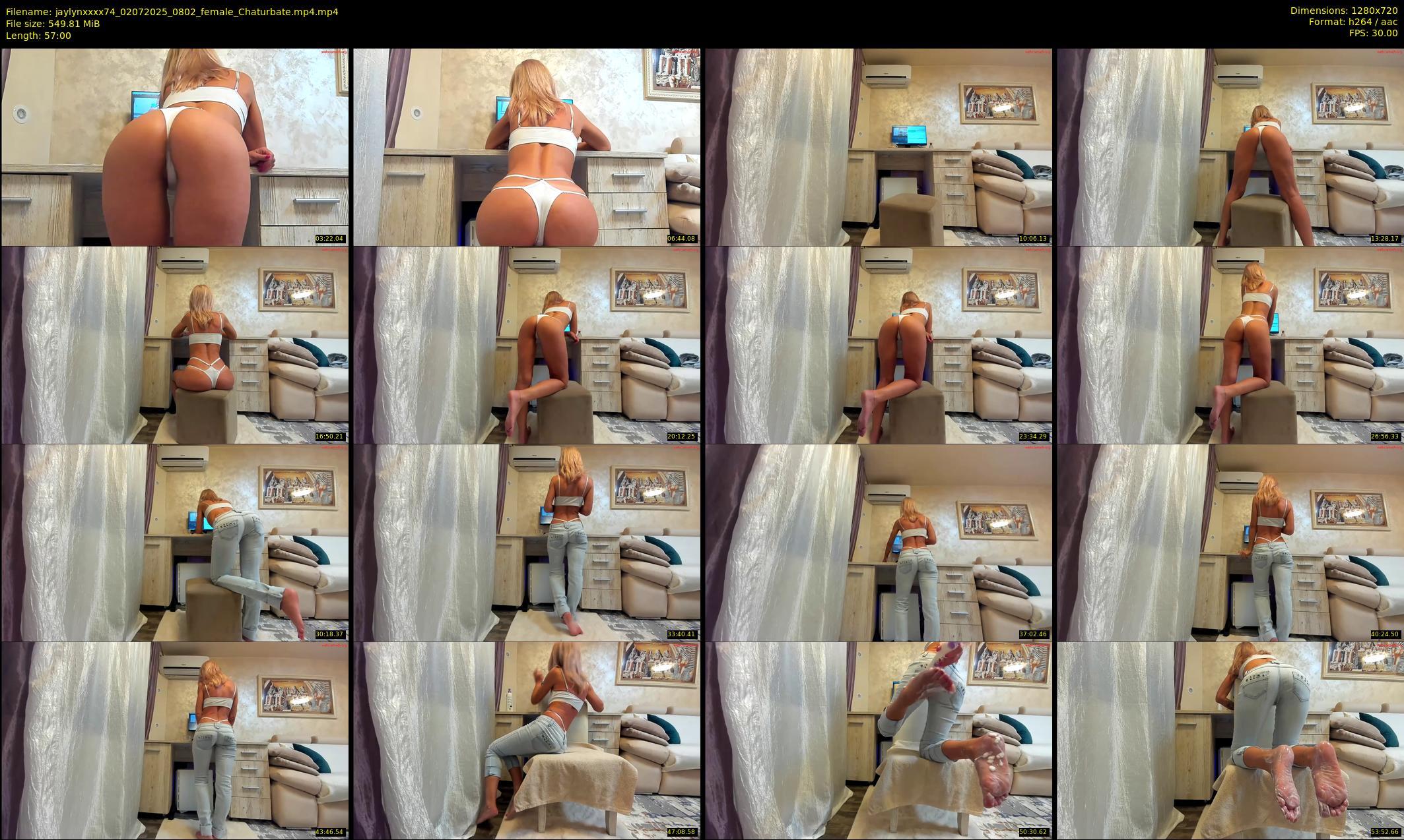 jaylynxxxx74 — 57 minute Chaturbate female cam show recording, 720p, Jul 2, 2025