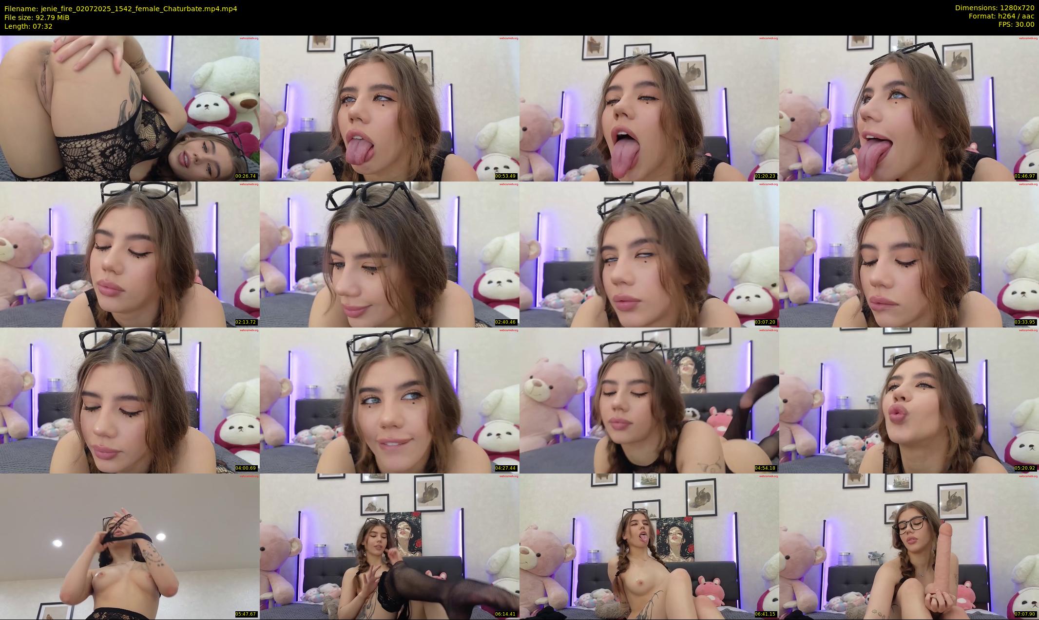 jenie_fire — 8 minute Chaturbate female cam show recording, 720p, Jul 2, 2025