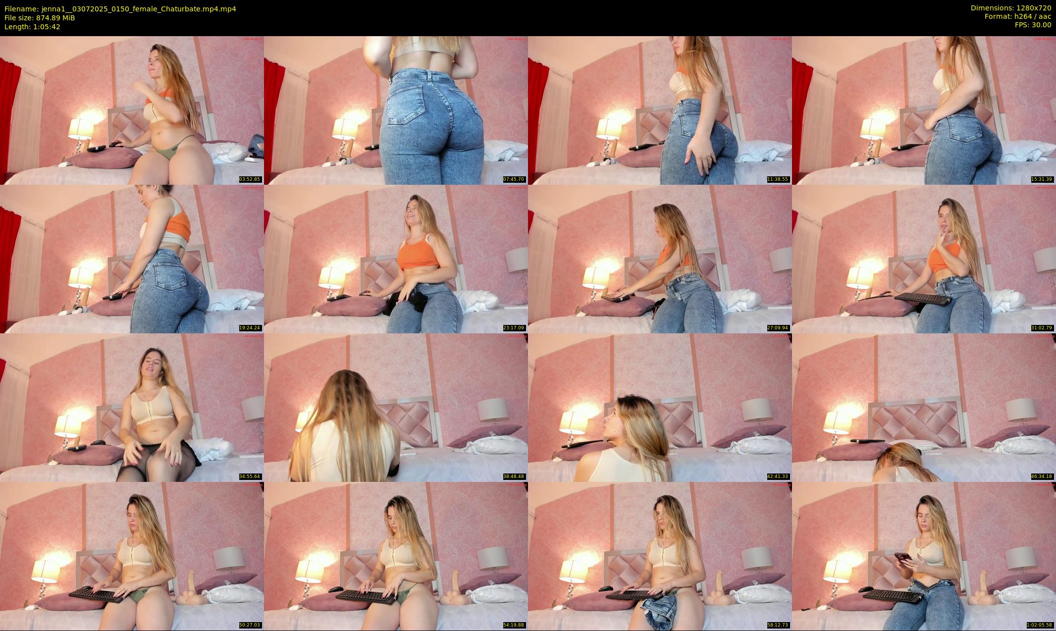 jenna1_ — 66 minute Chaturbate female cam show recording, 720p, Jul 3, 2025