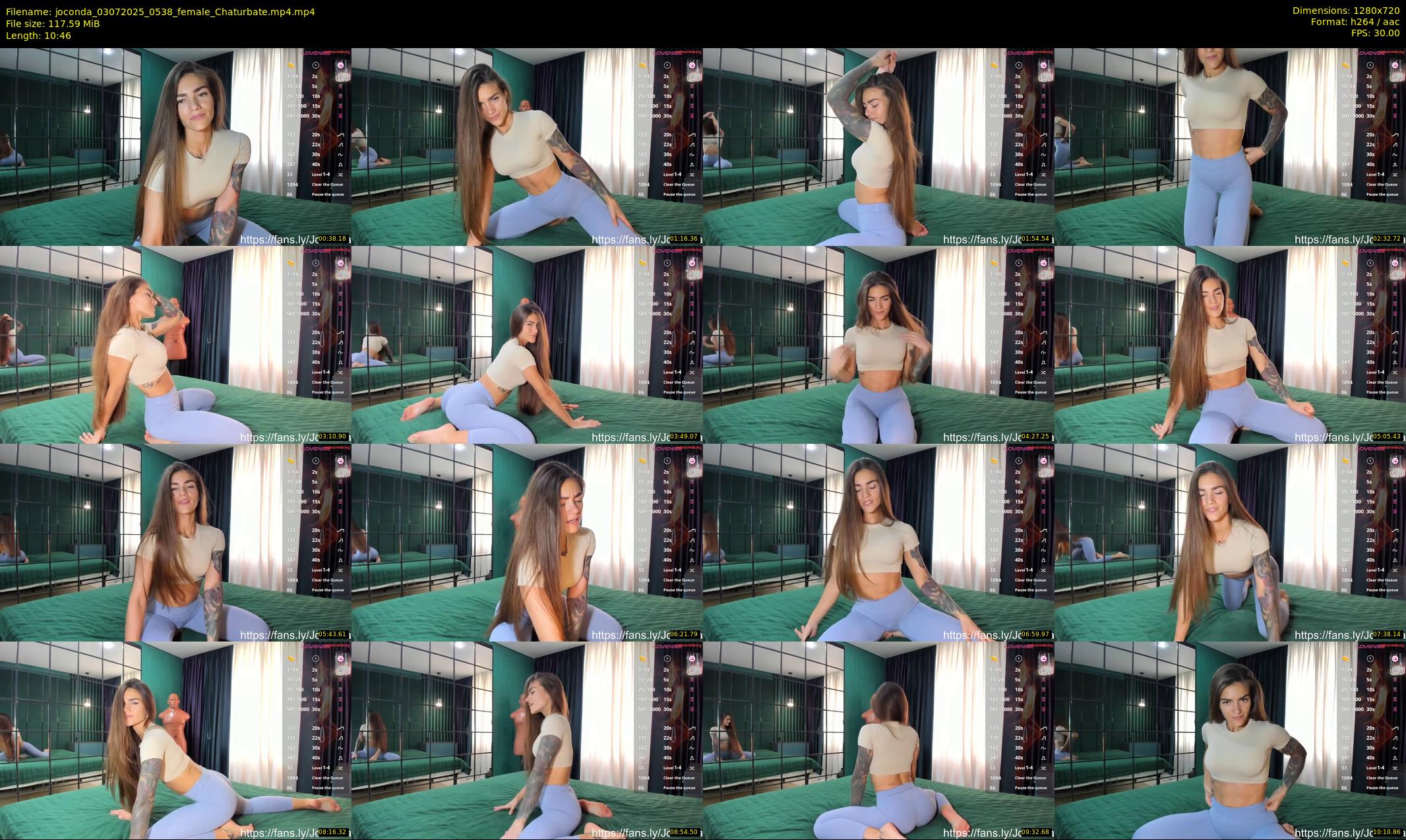 joconda — 11 minute Chaturbate female cam show recording, 720p, Jul 3, 2025