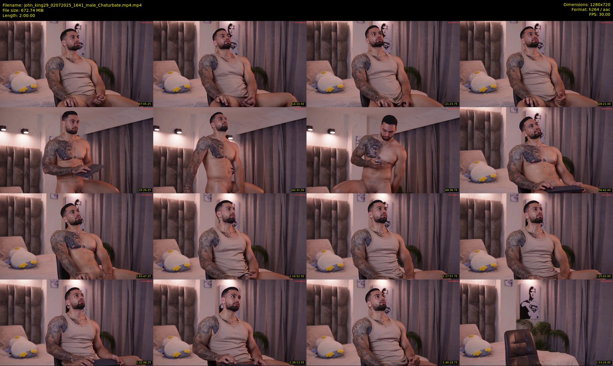 john_king29 — 120 minute Chaturbate male cam show recording, 720p, Jul 2, 2025