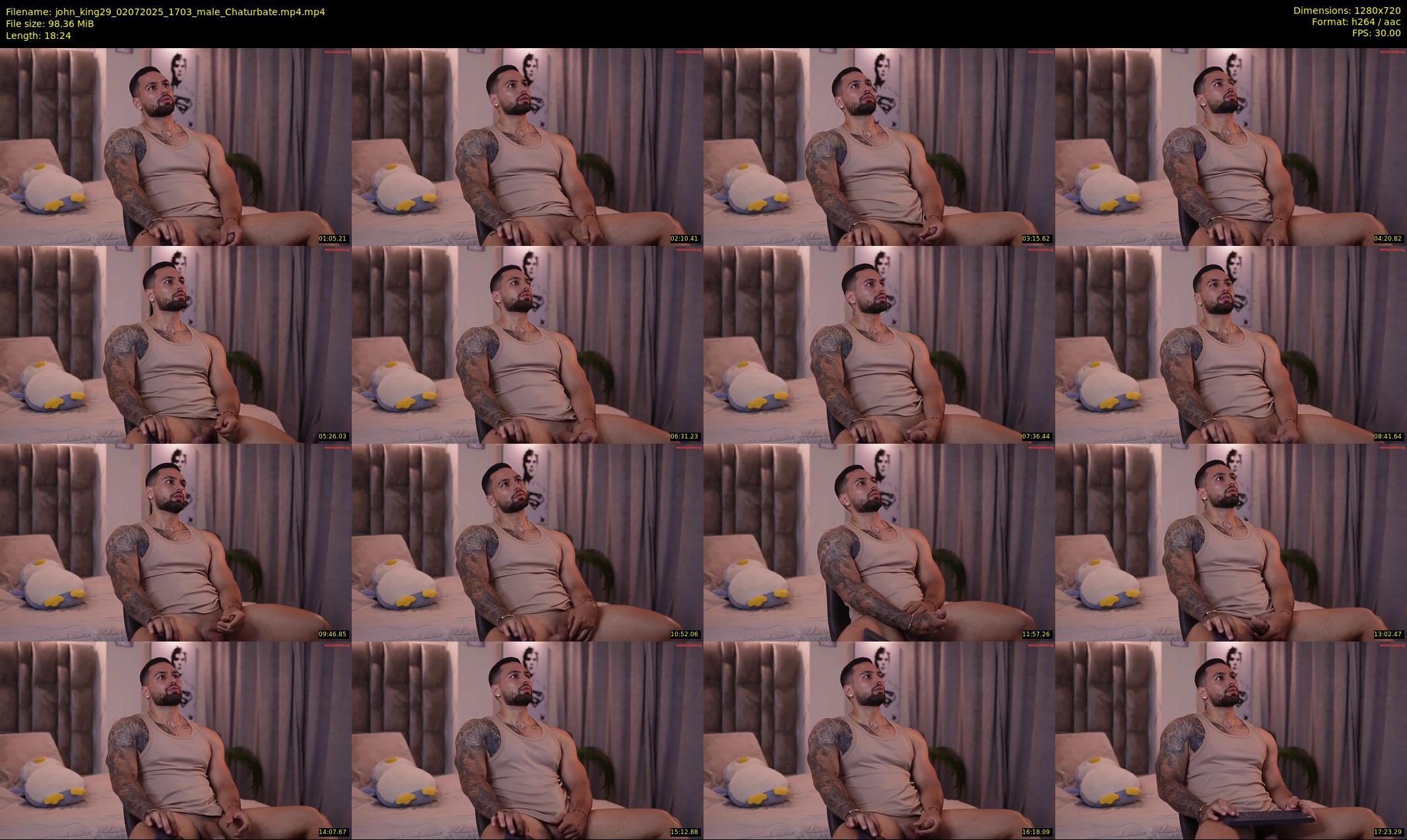 john_king29 — 19 minute Chaturbate male cam show recording, 720p, Jul 2, 2025