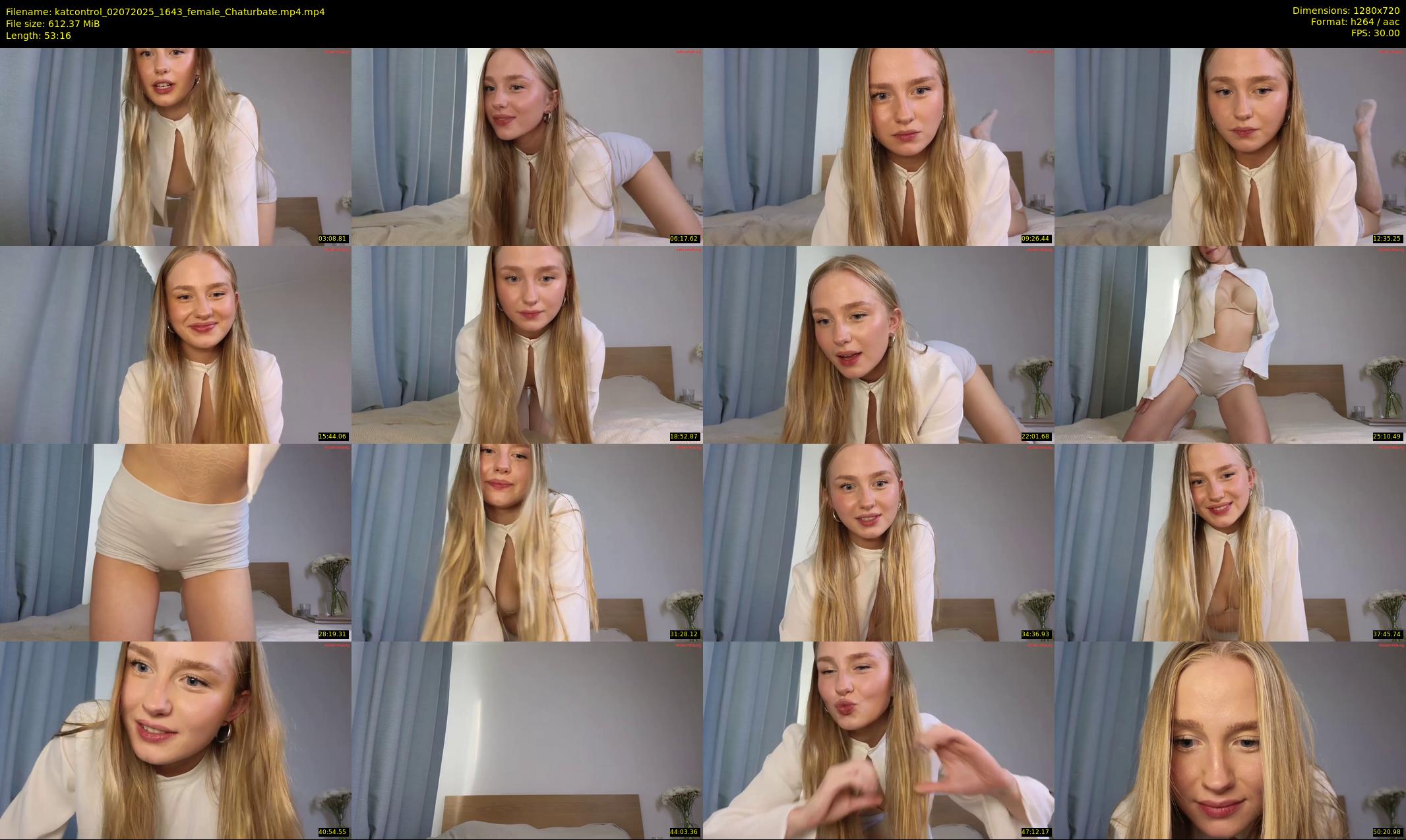 katcontrol — 54 minute Chaturbate female cam show recording, 720p, Jul 2, 2025