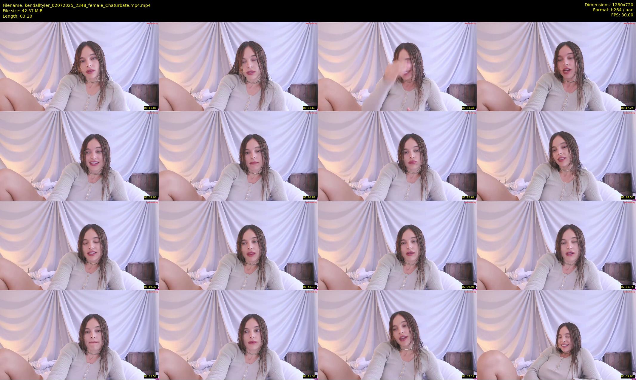 kendalltyler — 4 minute Chaturbate female cam show recording, 720p, Jul 2, 2025
