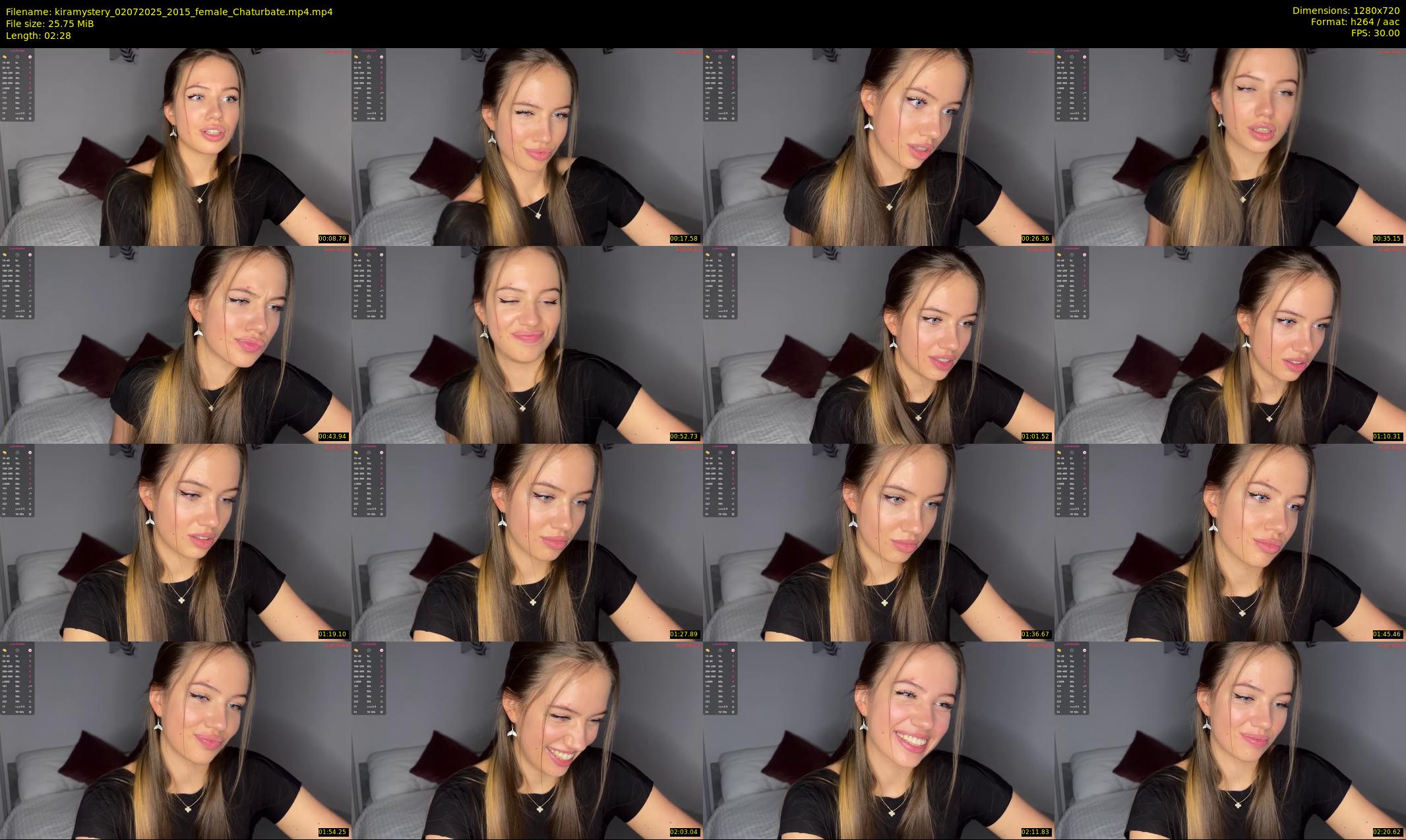 kiramystery — 3 minute Chaturbate female cam show recording, 720p, Jul 2, 2025