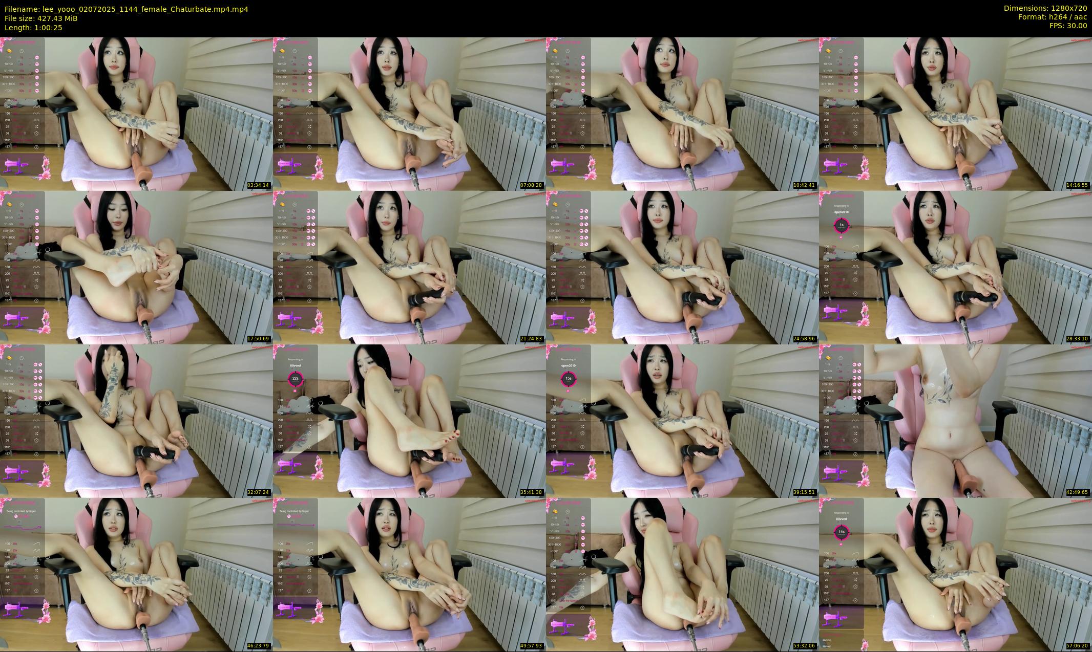 lee_yooo — 61 minute Chaturbate female cam show recording, 720p, Jul 2, 2025