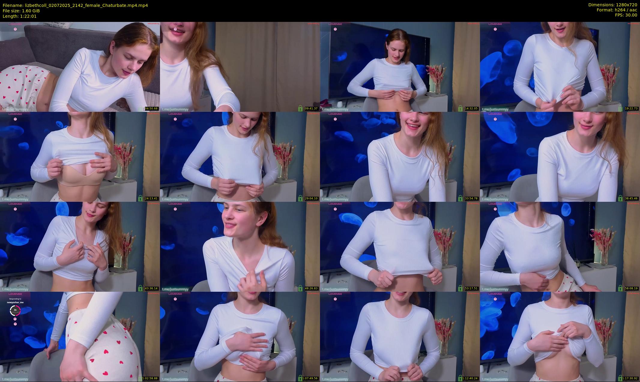 lizbethcoll — 83 minute Chaturbate female cam show recording, 720p, Jul 2, 2025