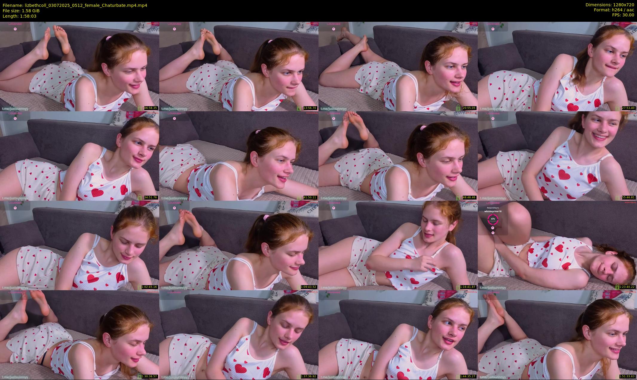 lizbethcoll — 119 minute Chaturbate female cam show recording, 720p, Jul 3, 2025