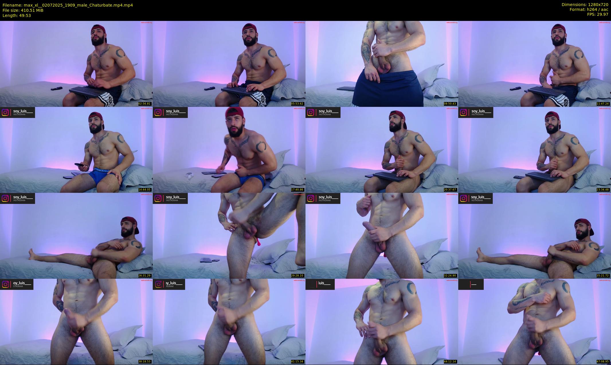 max_xl_ — 50 minute Chaturbate male cam show recording, 720p, Jul 2, 2025