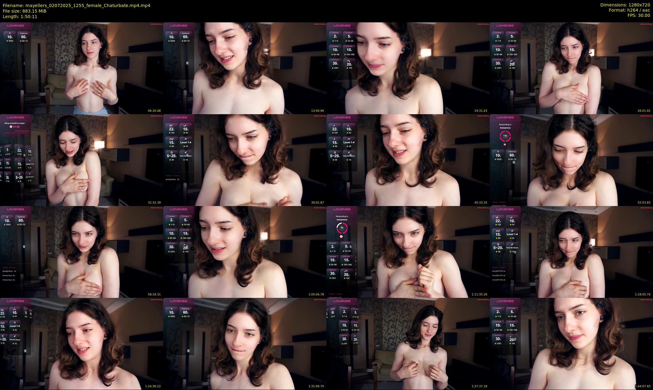 mayellers — 111 minute Chaturbate female cam show recording, 720p, Jul 2, 2025