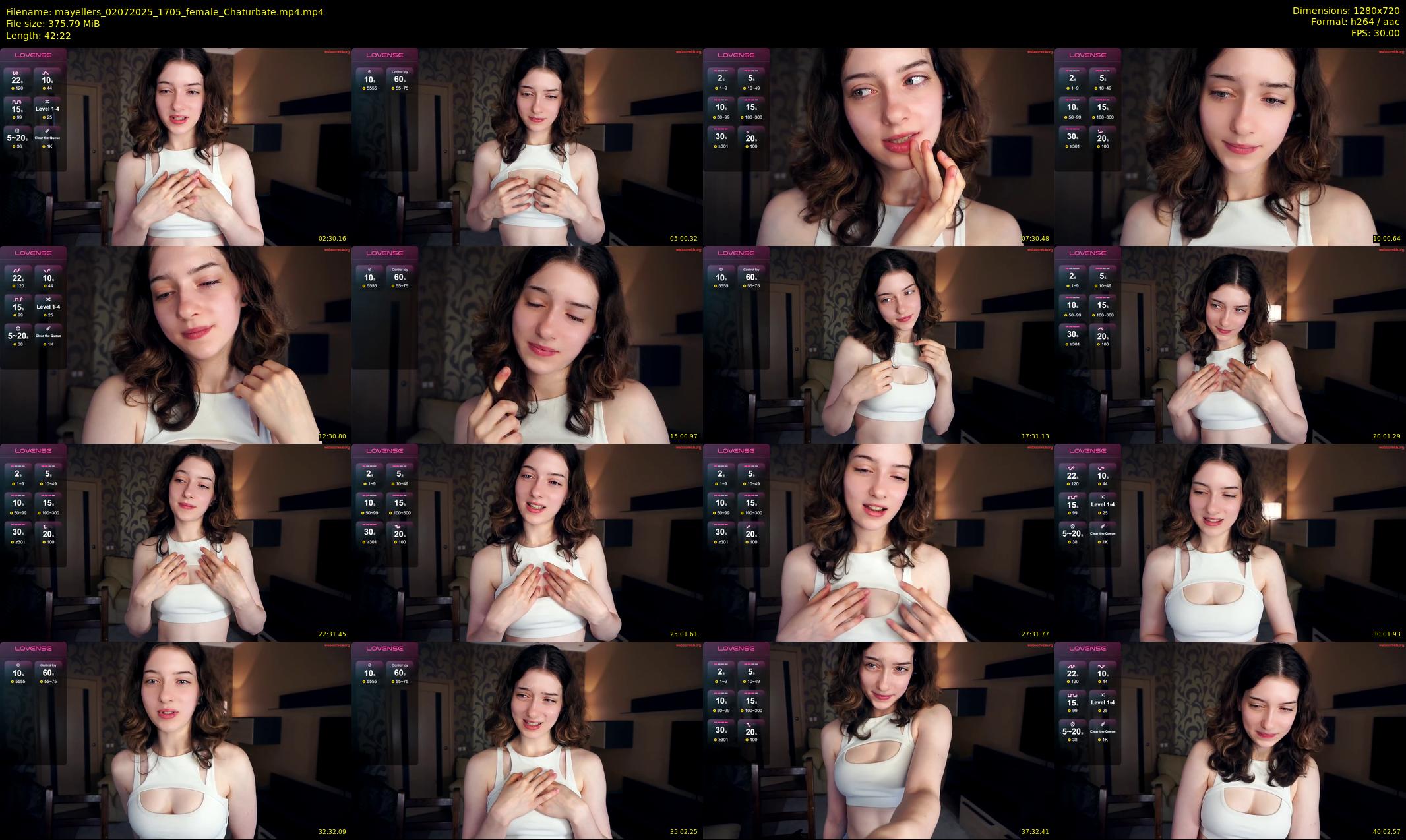 mayellers — 43 minute Chaturbate female cam show recording, 720p, Jul 2, 2025