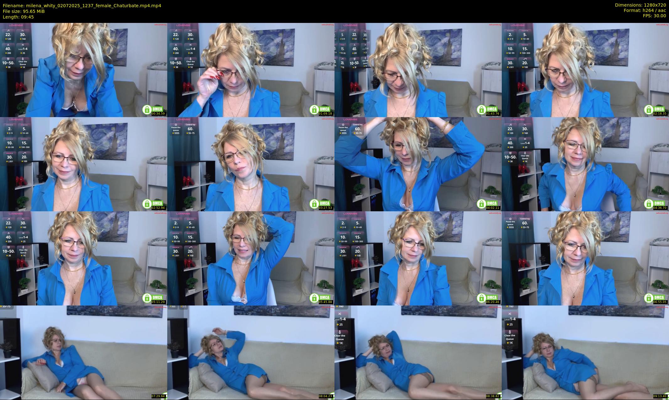 milena_whity — 10 minute Chaturbate female cam show recording, 720p, Jul 2, 2025