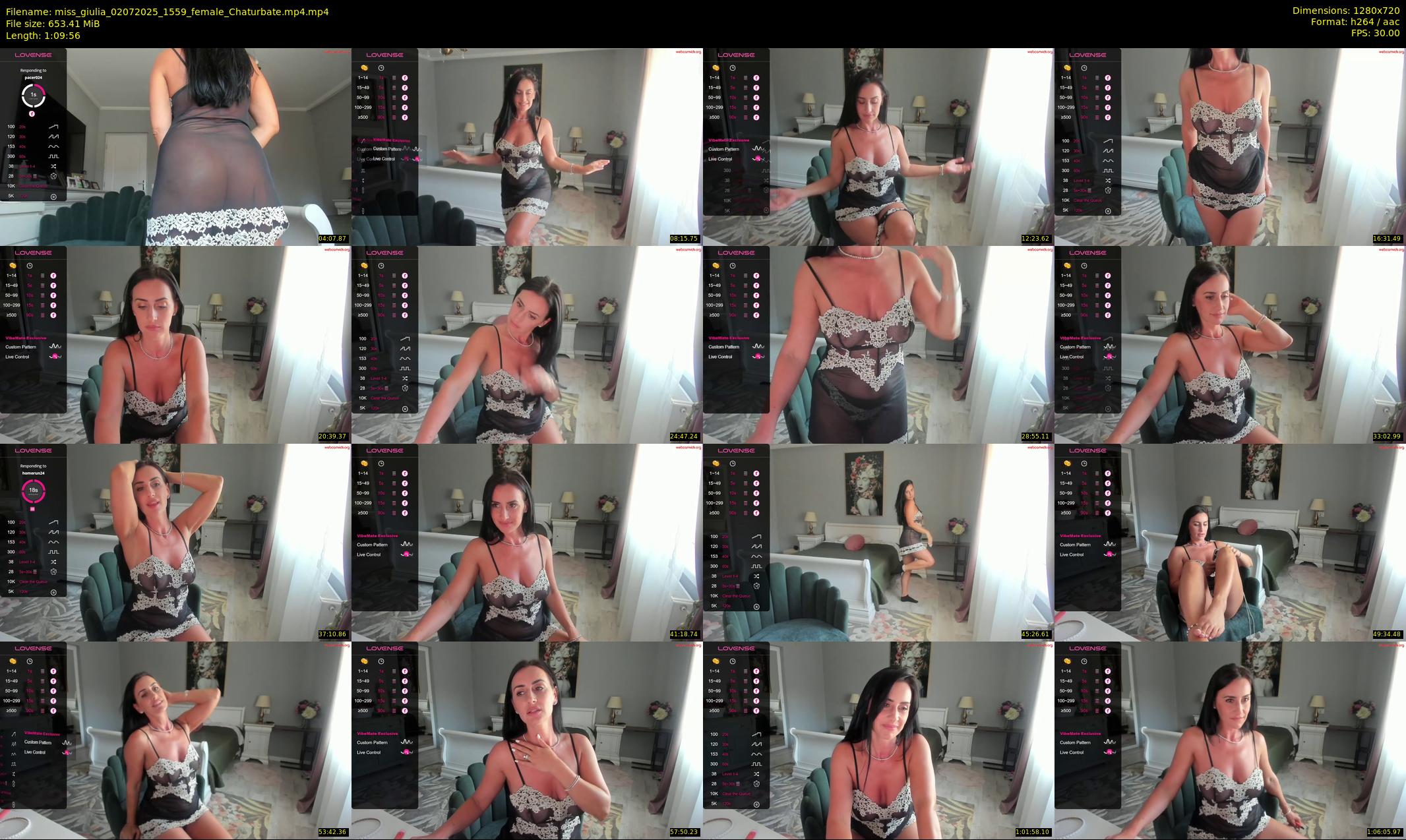 miss_giulia — 70 minute Chaturbate female cam show recording, 720p, Jul 2, 2025