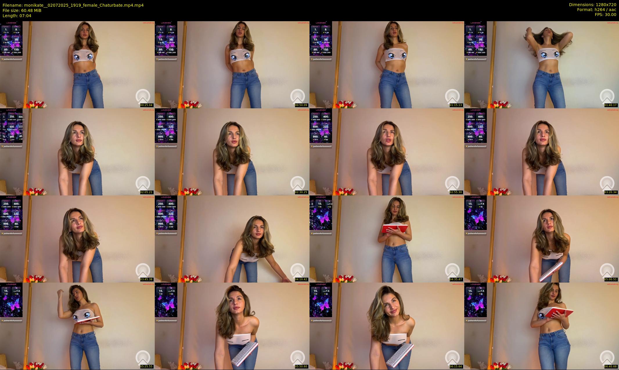 monikate_ — 8 minute Chaturbate couple cam show recording, 720p, Jul 2, 2025