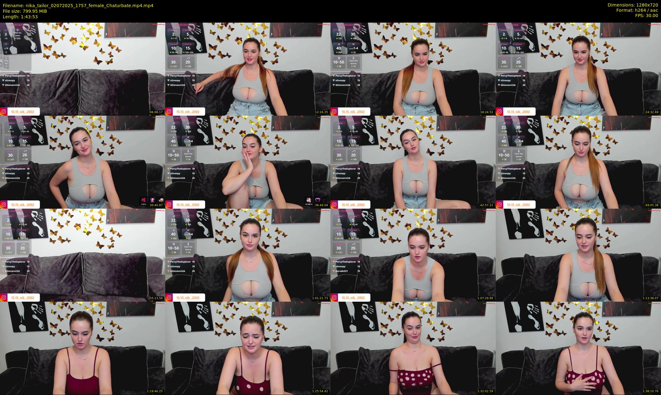 nika_tailor — 104 minute Chaturbate female cam show recording, 720p, Jul 2, 2025