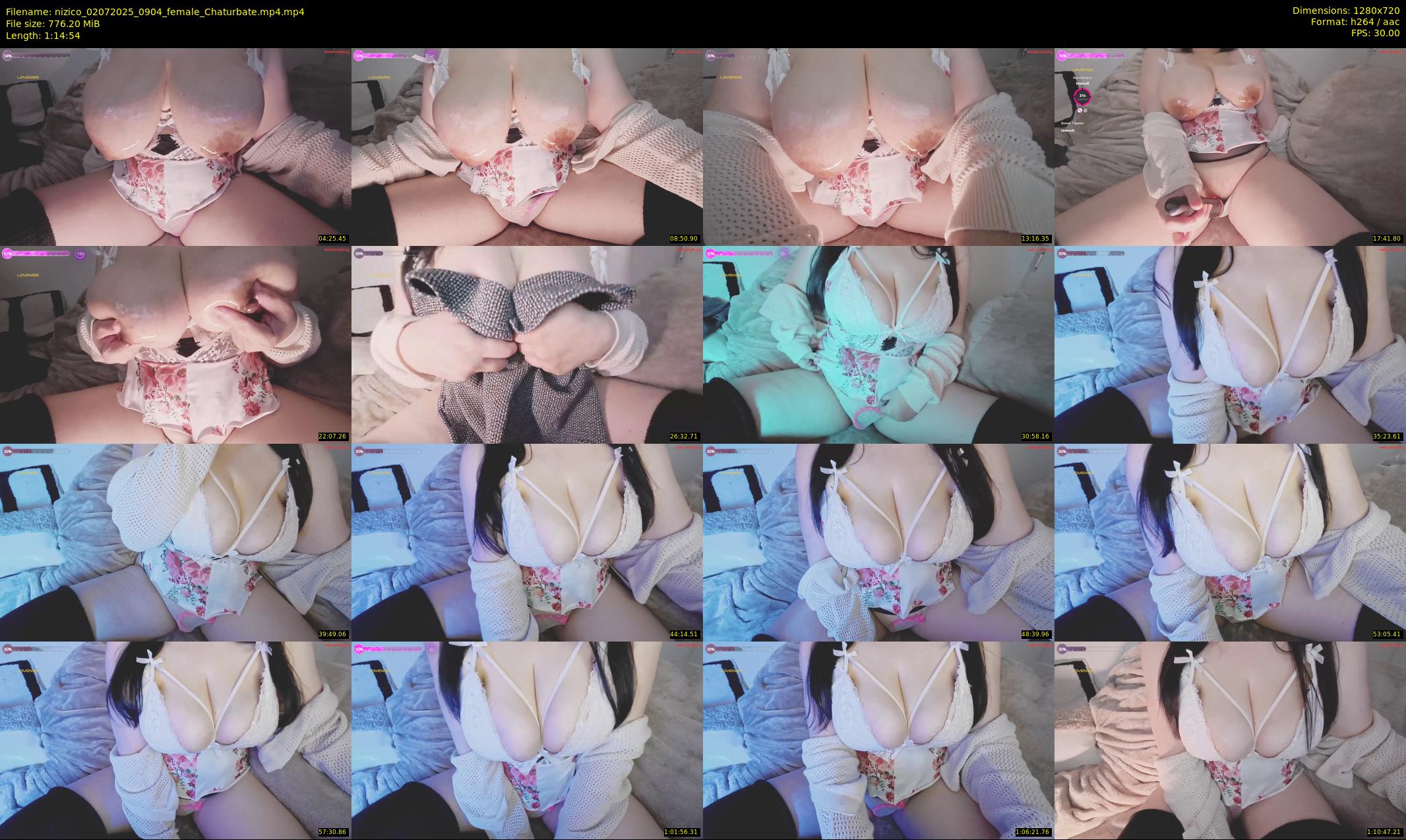nizico — 75 minute Chaturbate female cam show recording, 720p, Jul 2, 2025