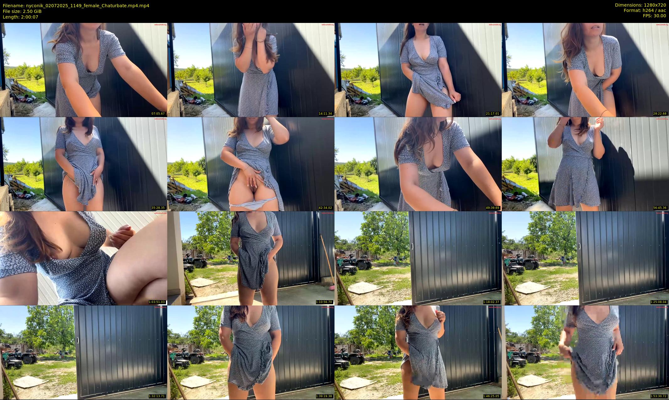 nyconik — 121 minute Chaturbate female cam show recording, 720p, Jul 2, 2025