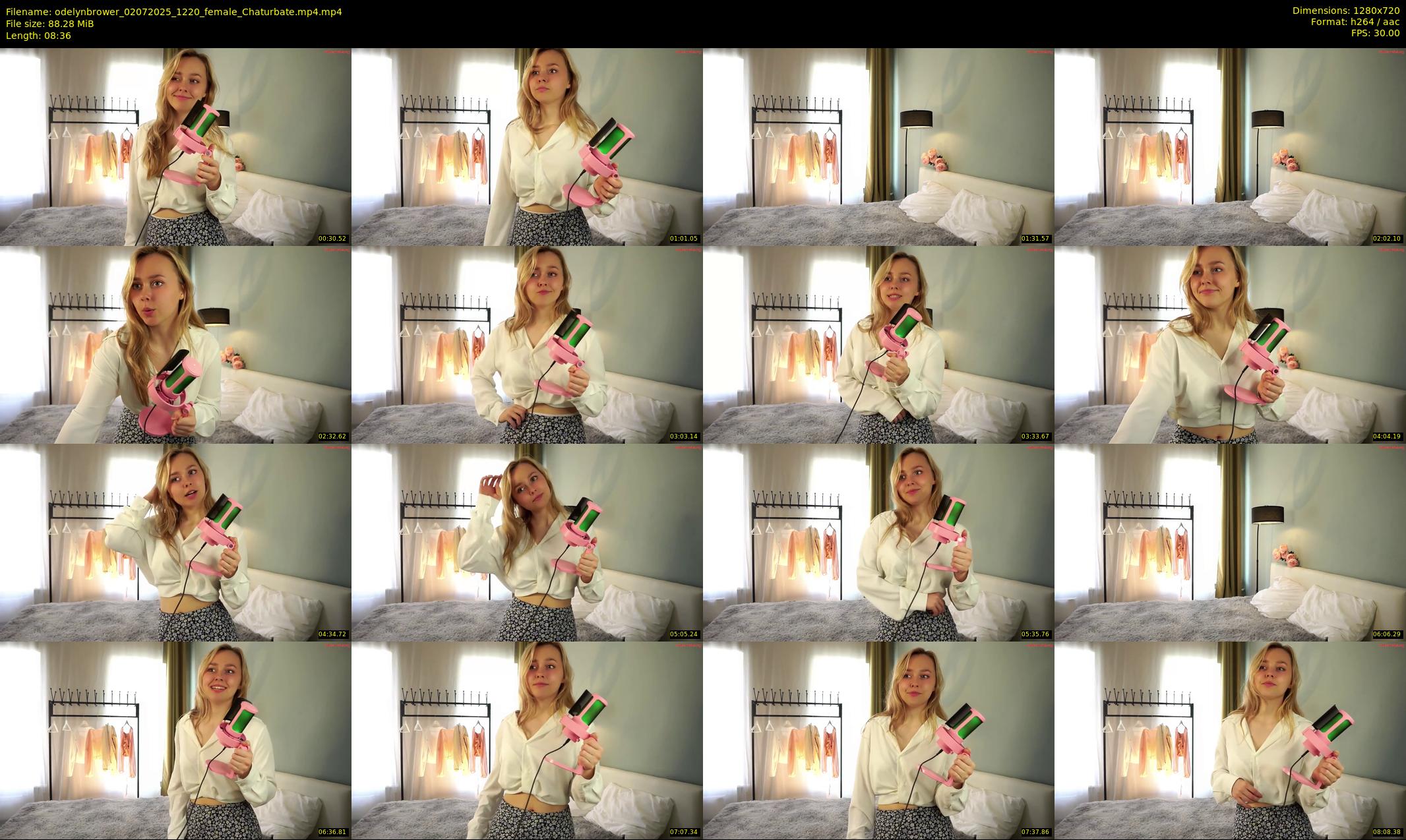 odelynbrower — 9 minute Chaturbate female cam show recording, 720p, Jul 2, 2025