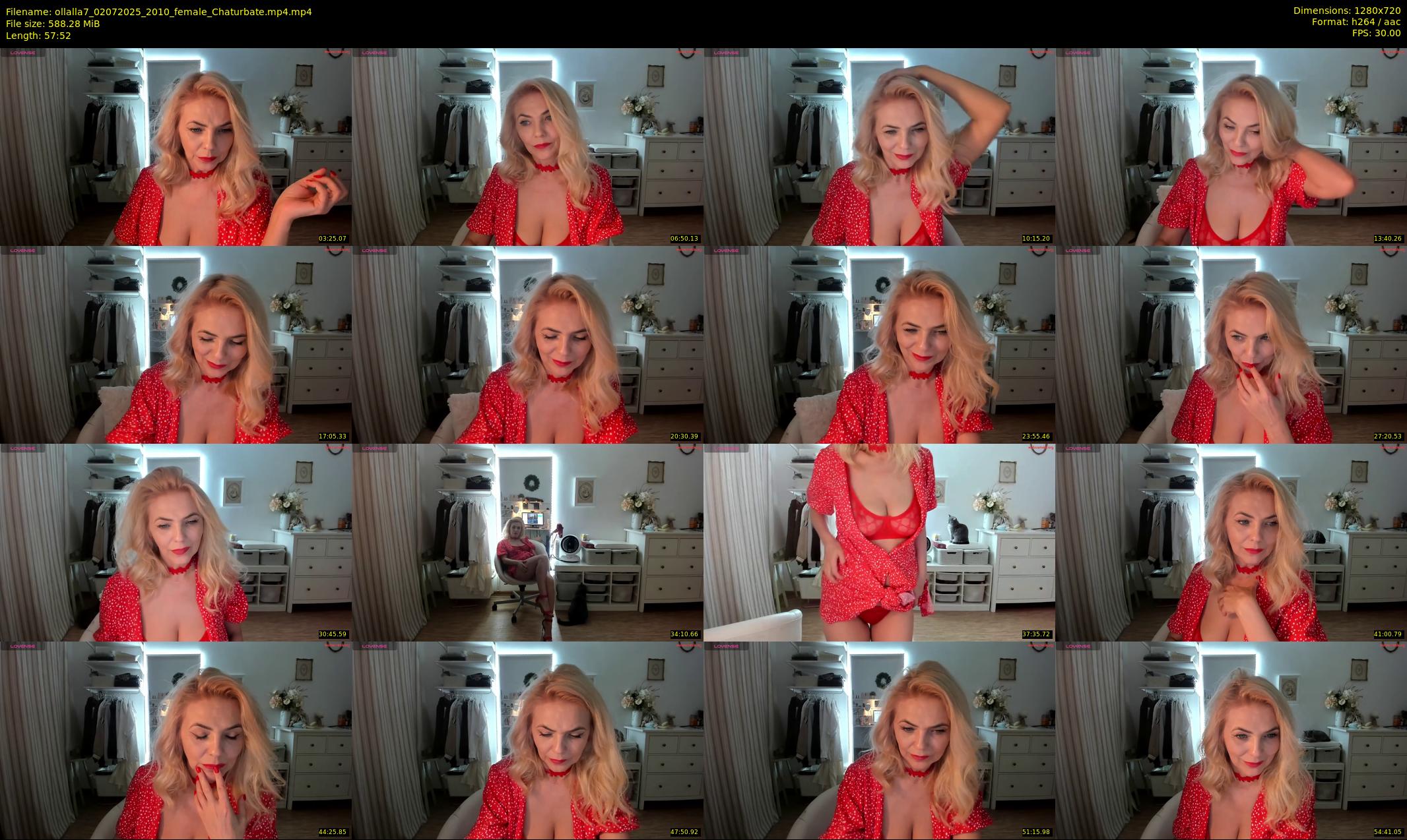 ollalla7 — 58 minute Chaturbate female cam show recording, 720p, Jul 2, 2025