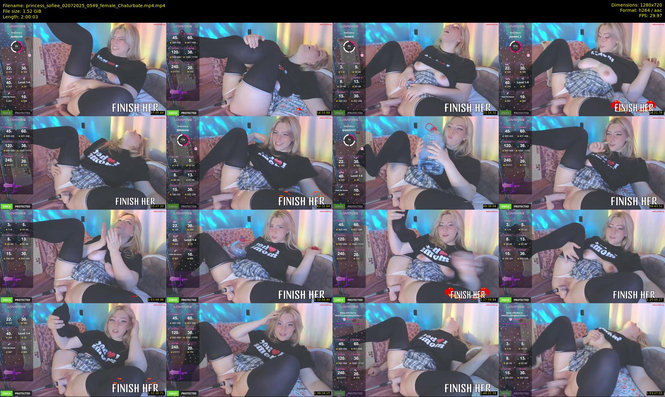 princess_sofiee — 121 minute Chaturbate female cam show recording, 720p, Jul 2, 2025
