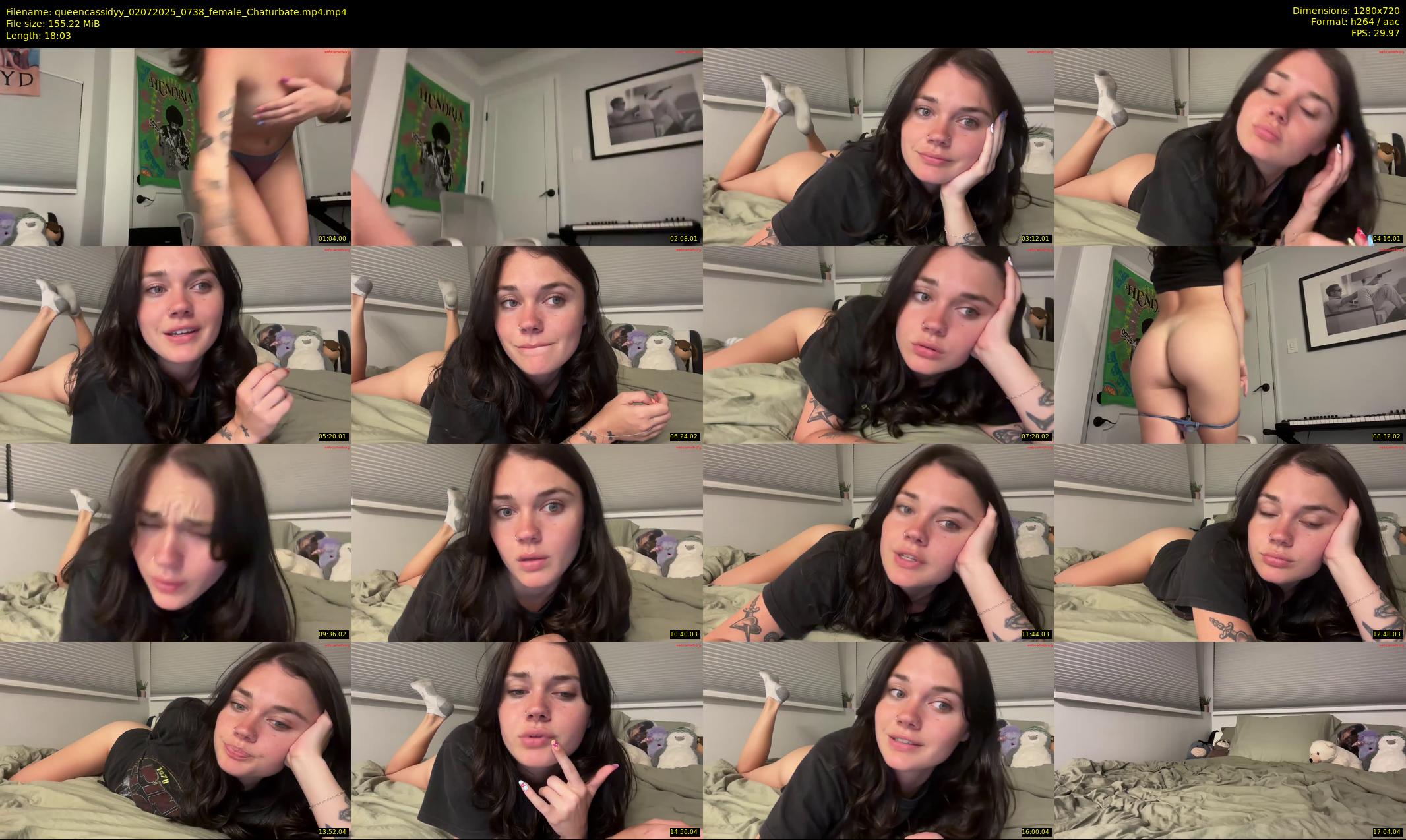 queencassidyy — 19 minute Chaturbate female cam show recording, 720p, Jul 2, 2025