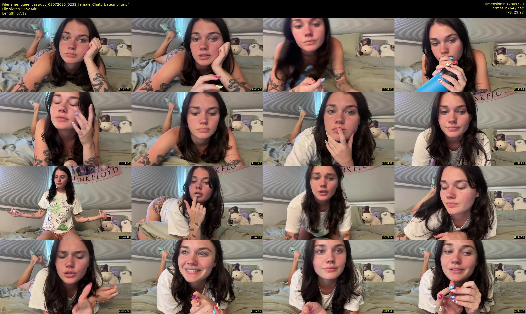 queencassidyy — 58 minute Chaturbate female cam show recording, 720p, Jul 3, 2025