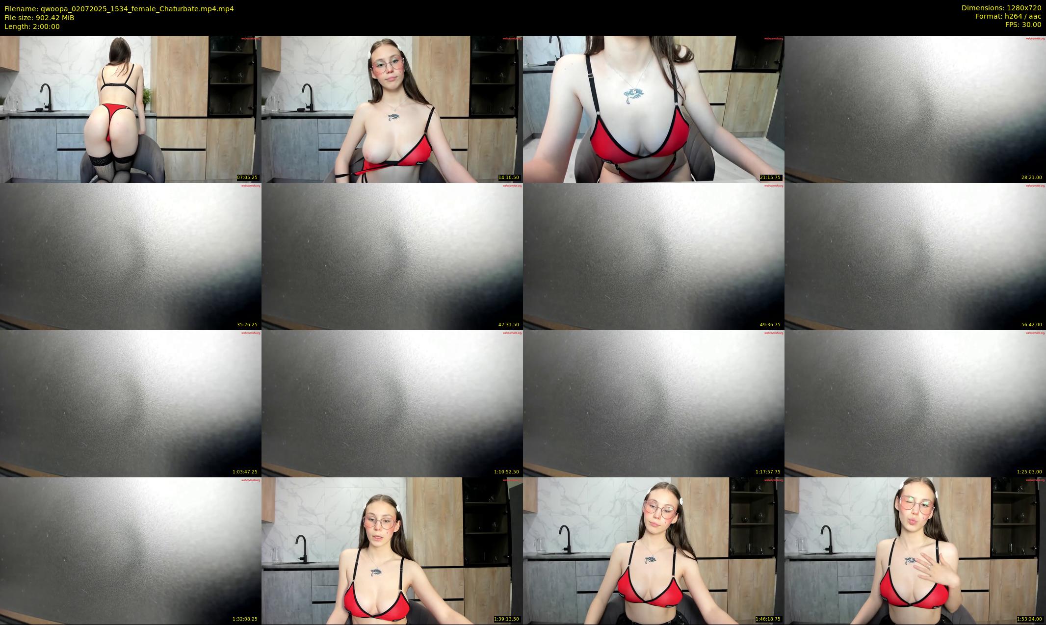 qwoopa — 120 minute Chaturbate female cam show recording, 720p, Jul 2, 2025