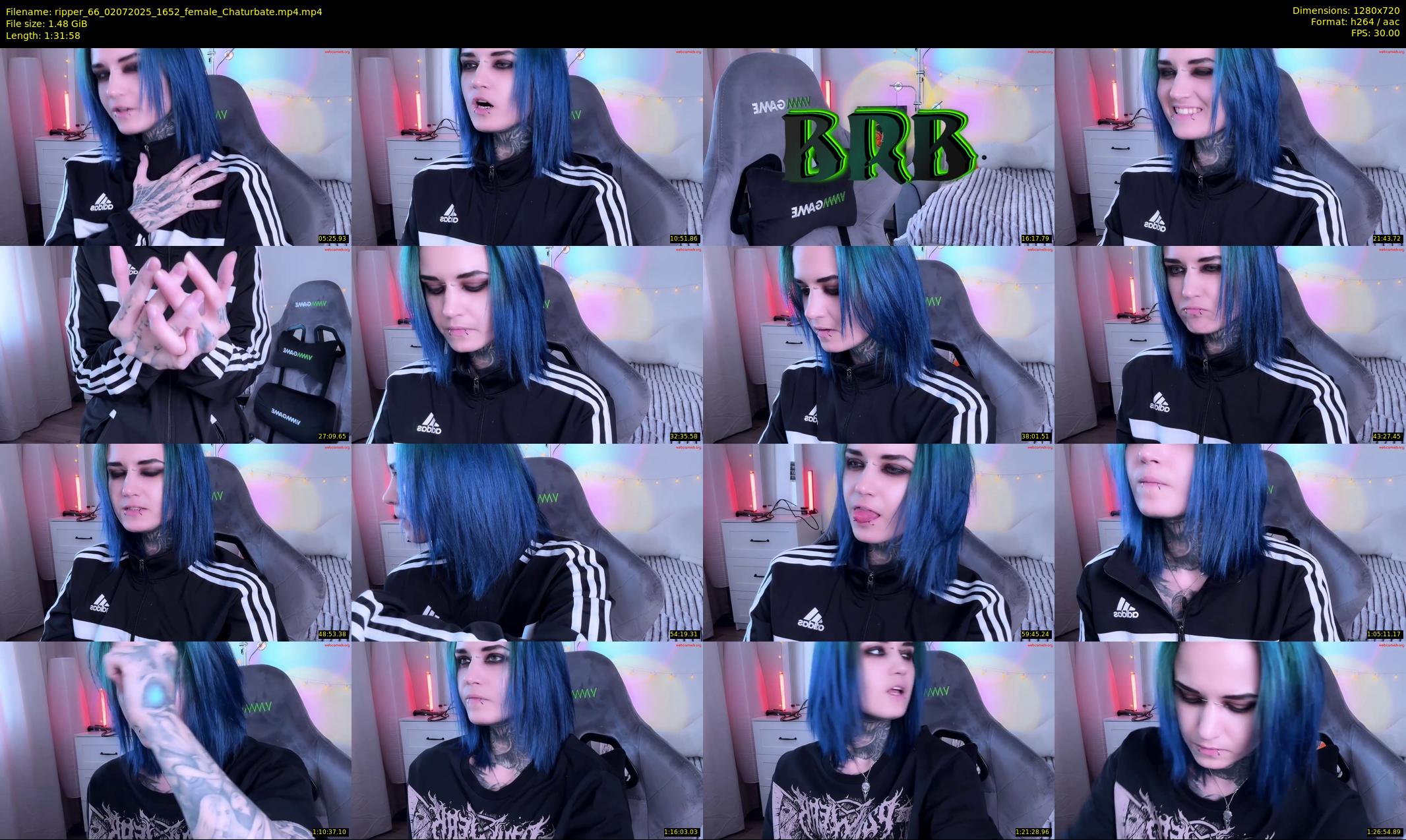 ripper_66 — 92 minute Chaturbate female cam show recording, 720p, Jul 2, 2025