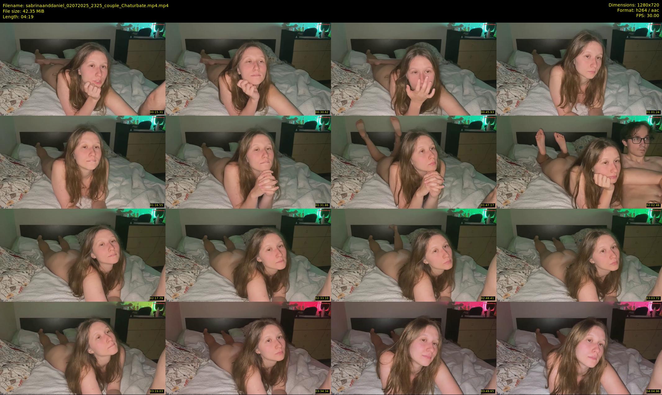 sabrinaanddaniel — 5 minute Chaturbate couple cam show recording, 720p, Jul 2, 2025