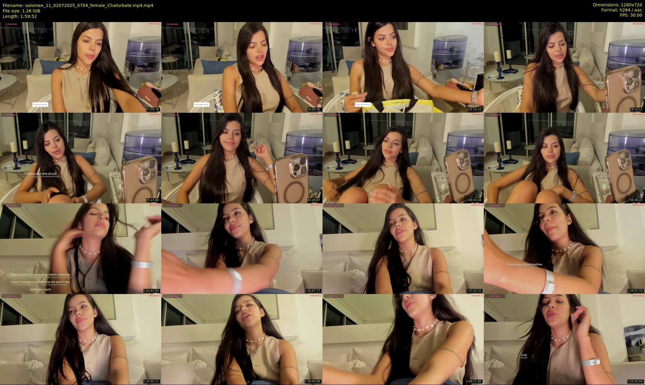 salomee_11 — 120 minute Chaturbate female cam show recording, 720p, Jul 2, 2025