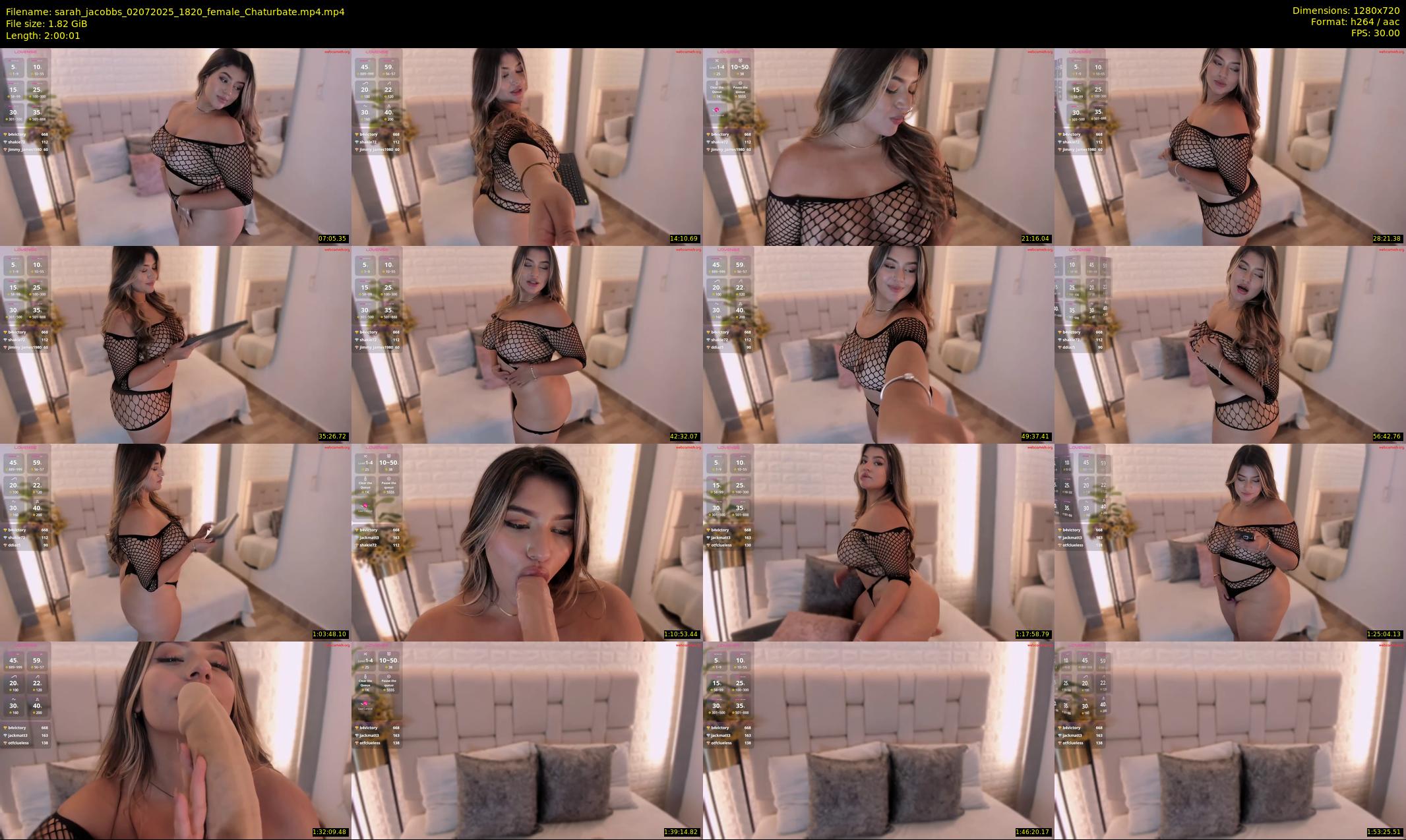 sarah_jacobbs — 121 minute Chaturbate female cam show recording, 720p, Jul 2, 2025