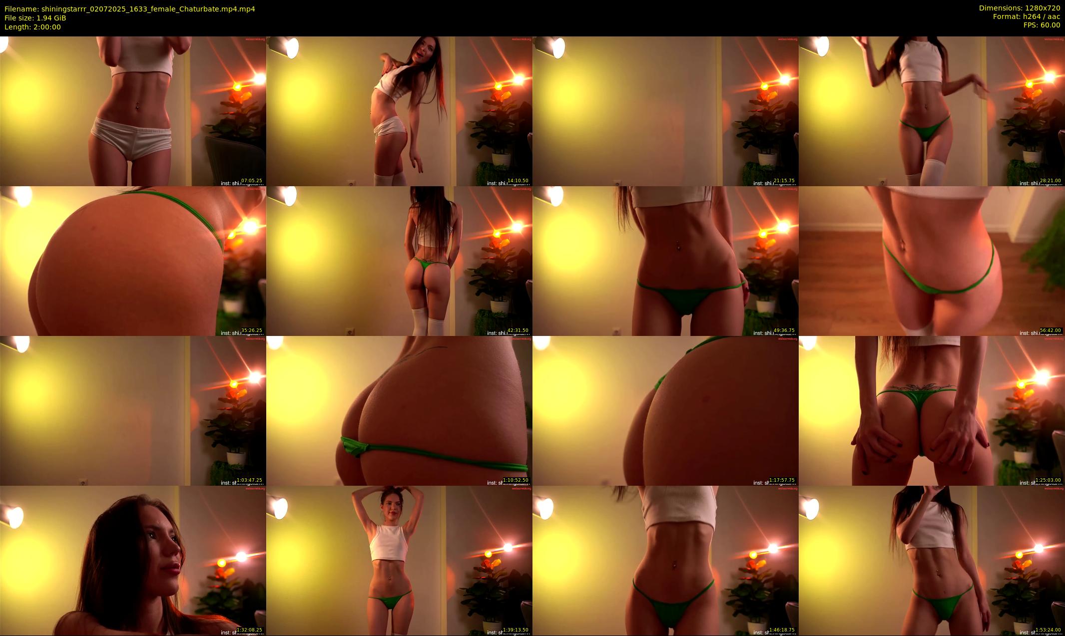 shiningstarrr — 120 minute Chaturbate female cam show recording, 720p, Jul 2, 2025