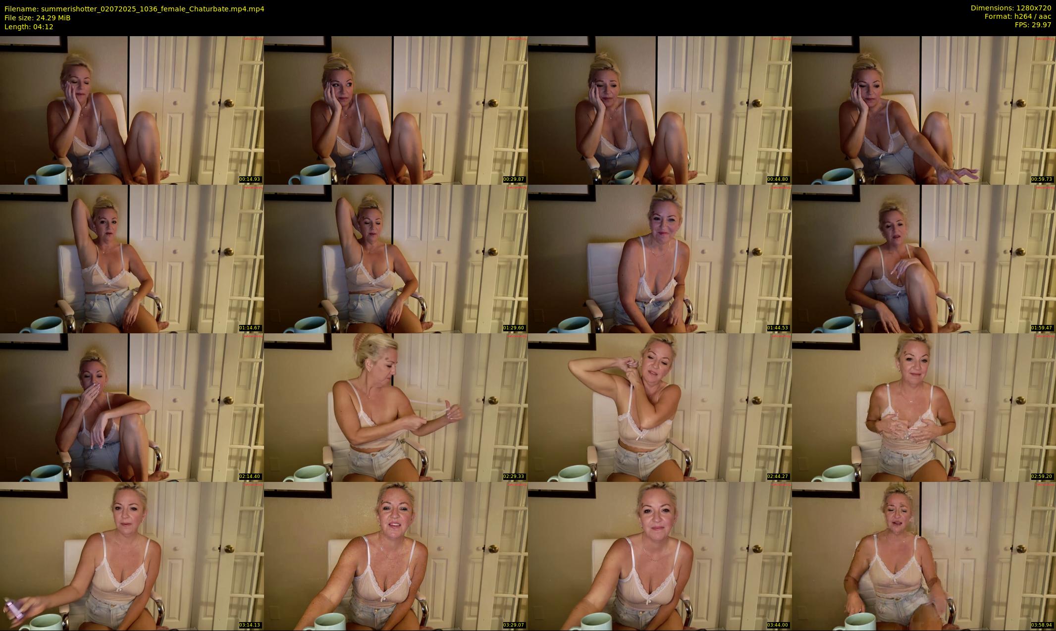 summerishotter — 5 minute Chaturbate female cam show recording, 720p, Jul 2, 2025