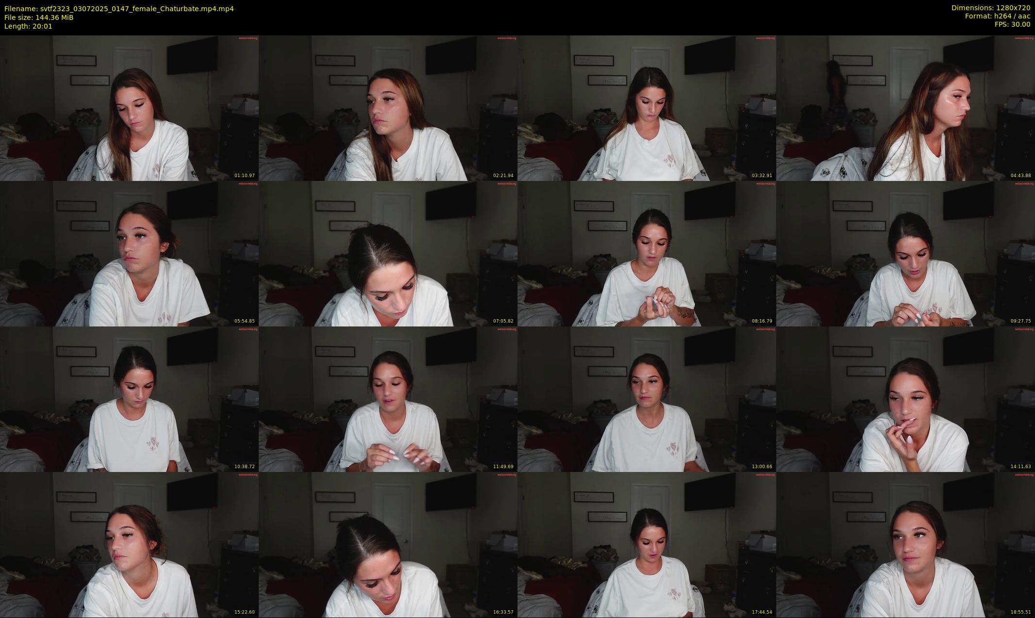 svtf2323 — 21 minute Chaturbate female cam show recording, 720p, Jul 3, 2025