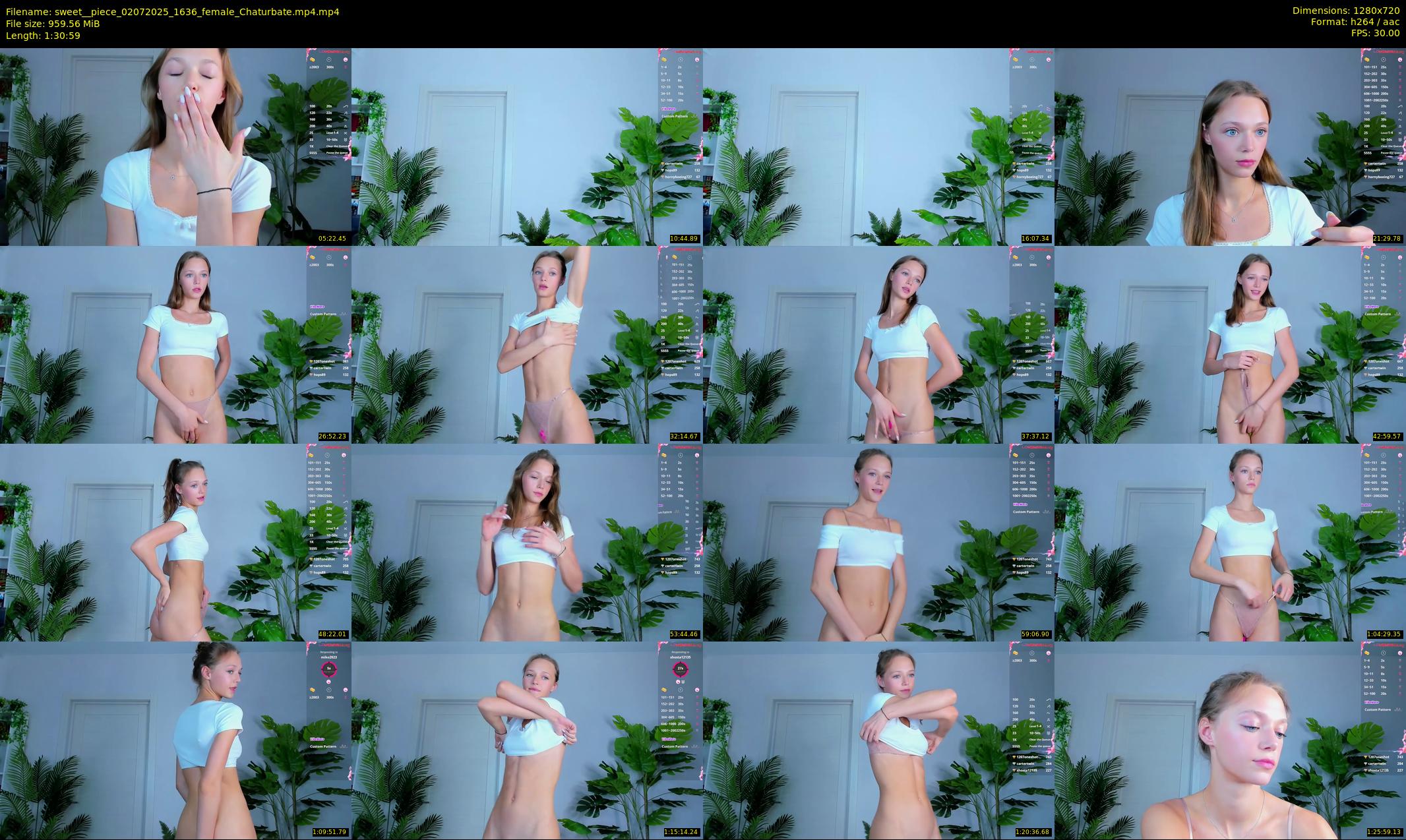 sweet__piece — 91 minute Chaturbate female cam show recording, 720p, Jul 2, 2025