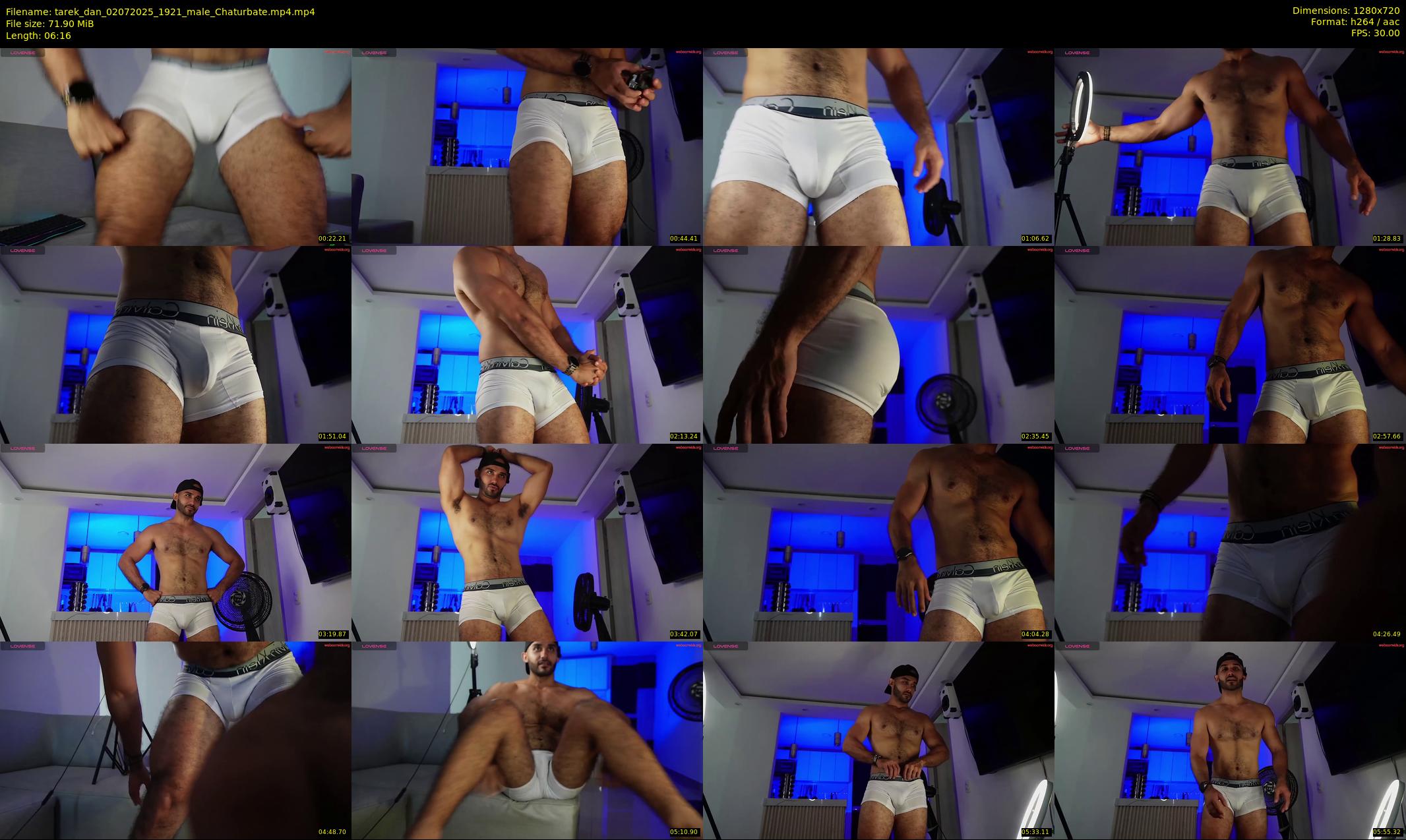 tarek_dan — 7 minute Chaturbate male cam show recording, 720p, Jul 2, 2025