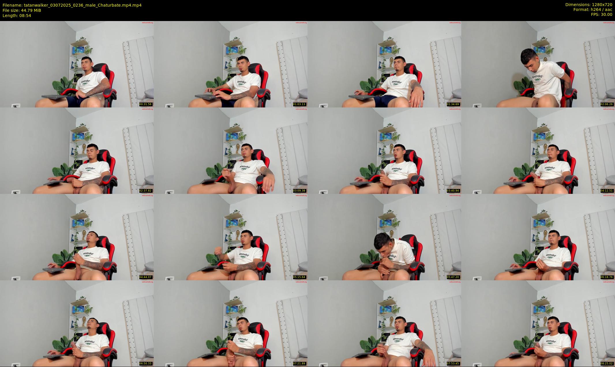 tatanwalker — 9 minute Chaturbate male cam show recording, 720p, Jul 3, 2025