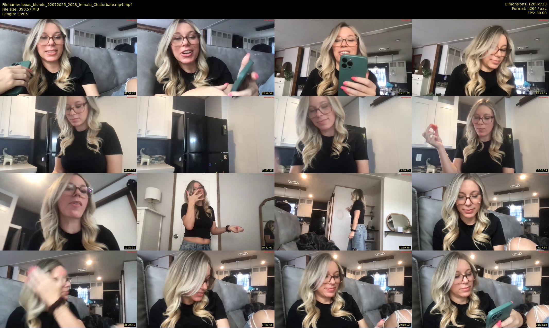 texas_blonde — 34 minute Chaturbate female cam show recording, 720p, Jul 2, 2025