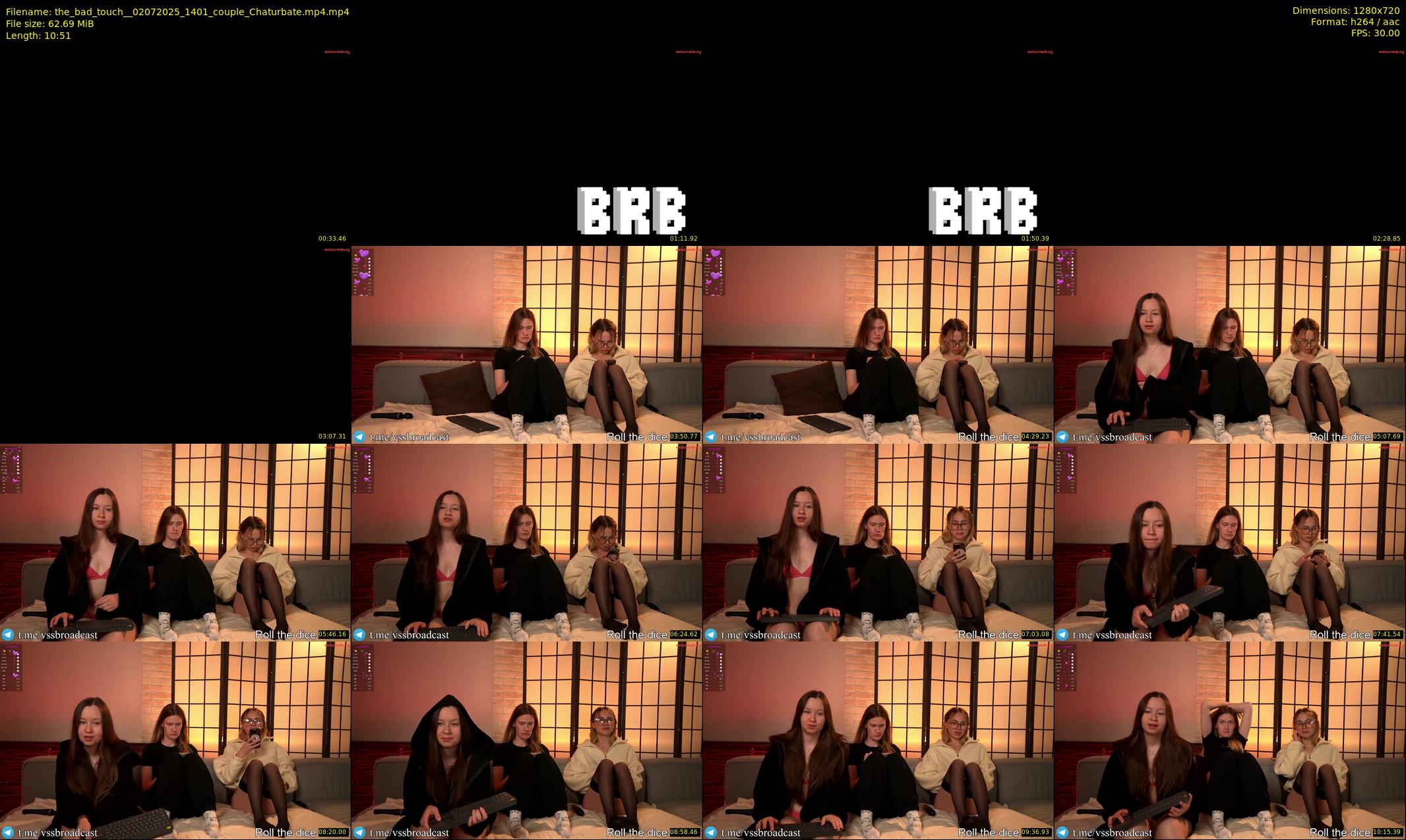 the_bad_touch_ — 11 minute Chaturbate couple cam show recording, 720p, Jul 2, 2025