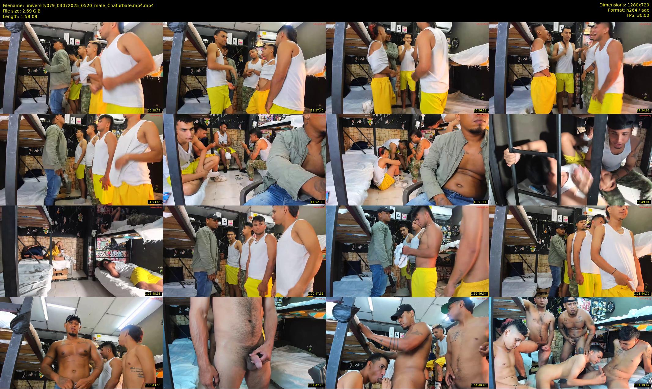 university079 — 119 minute Chaturbate male cam show recording, 720p, Jul 3, 2025