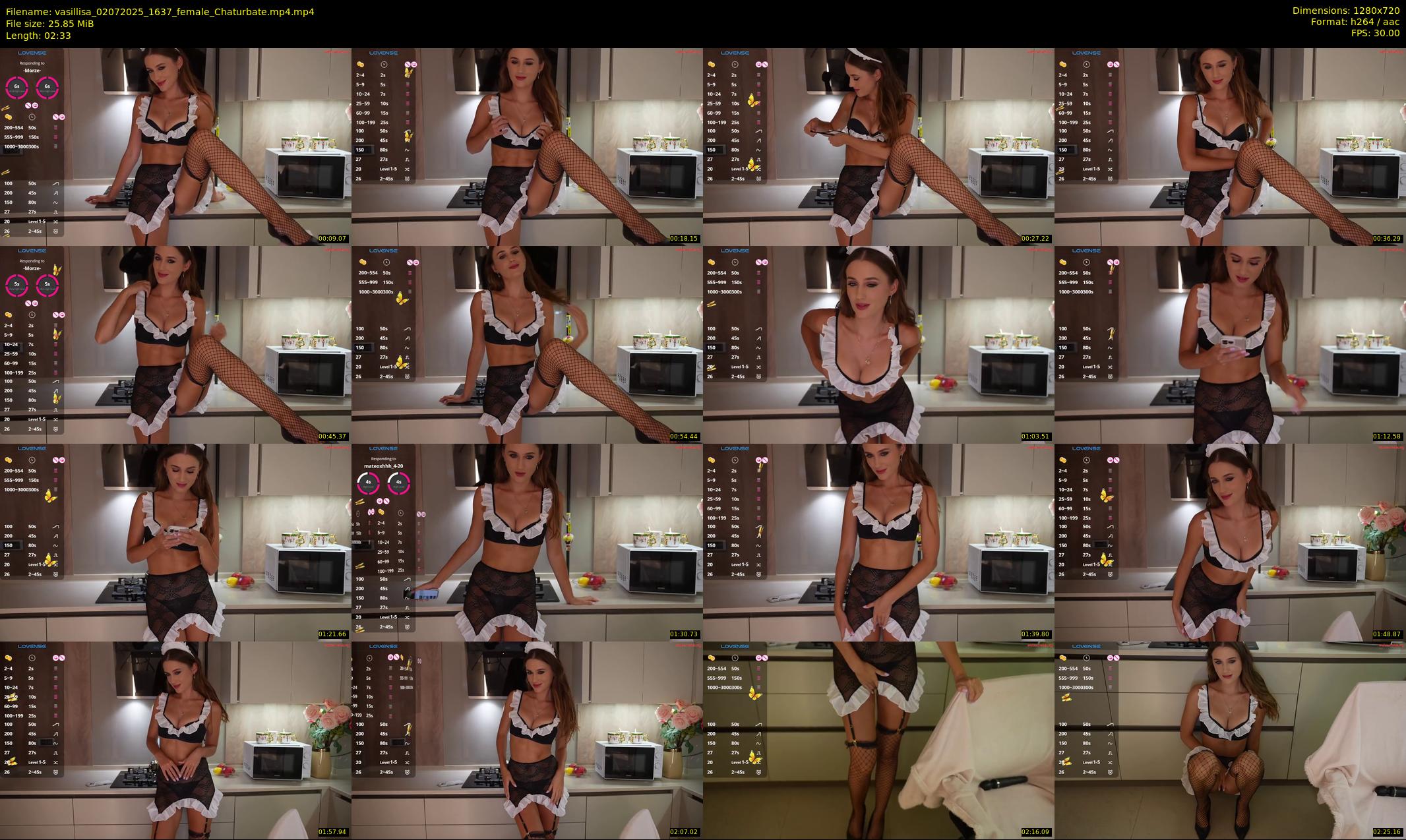 vasillisa — 3 minute Chaturbate female cam show recording, 720p, Jul 2, 2025