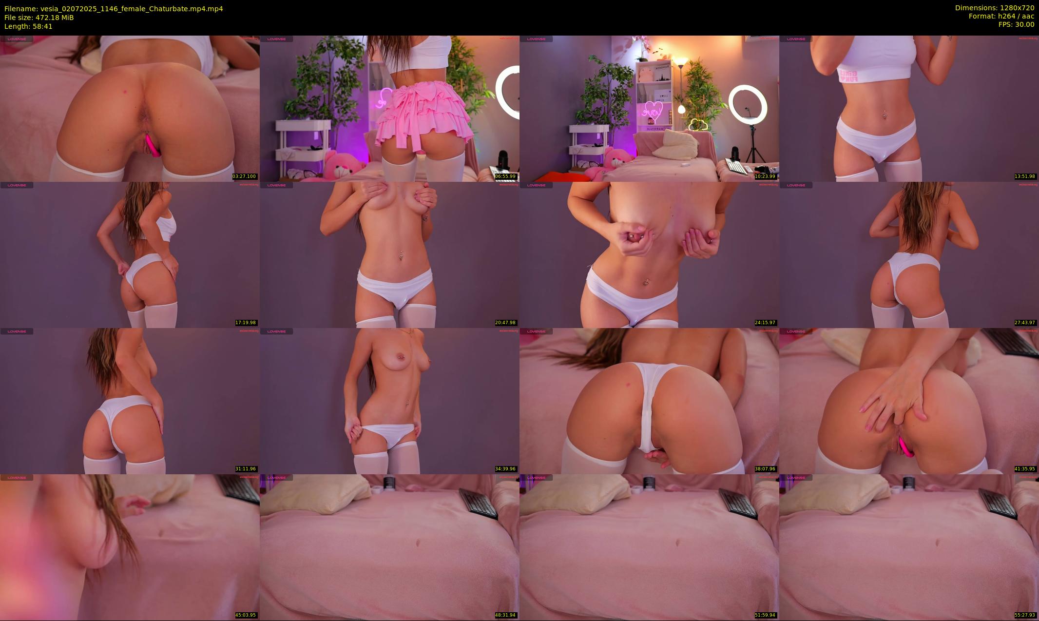 vesia — 59 minute Chaturbate female cam show recording, 720p, Jul 2, 2025