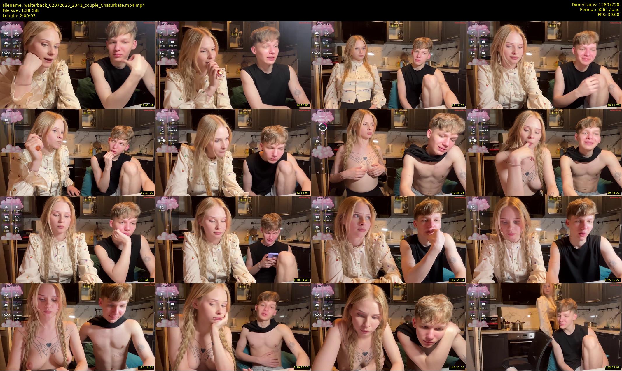 walterback — 121 minute Chaturbate male cam show recording, 720p, Jul 2, 2025